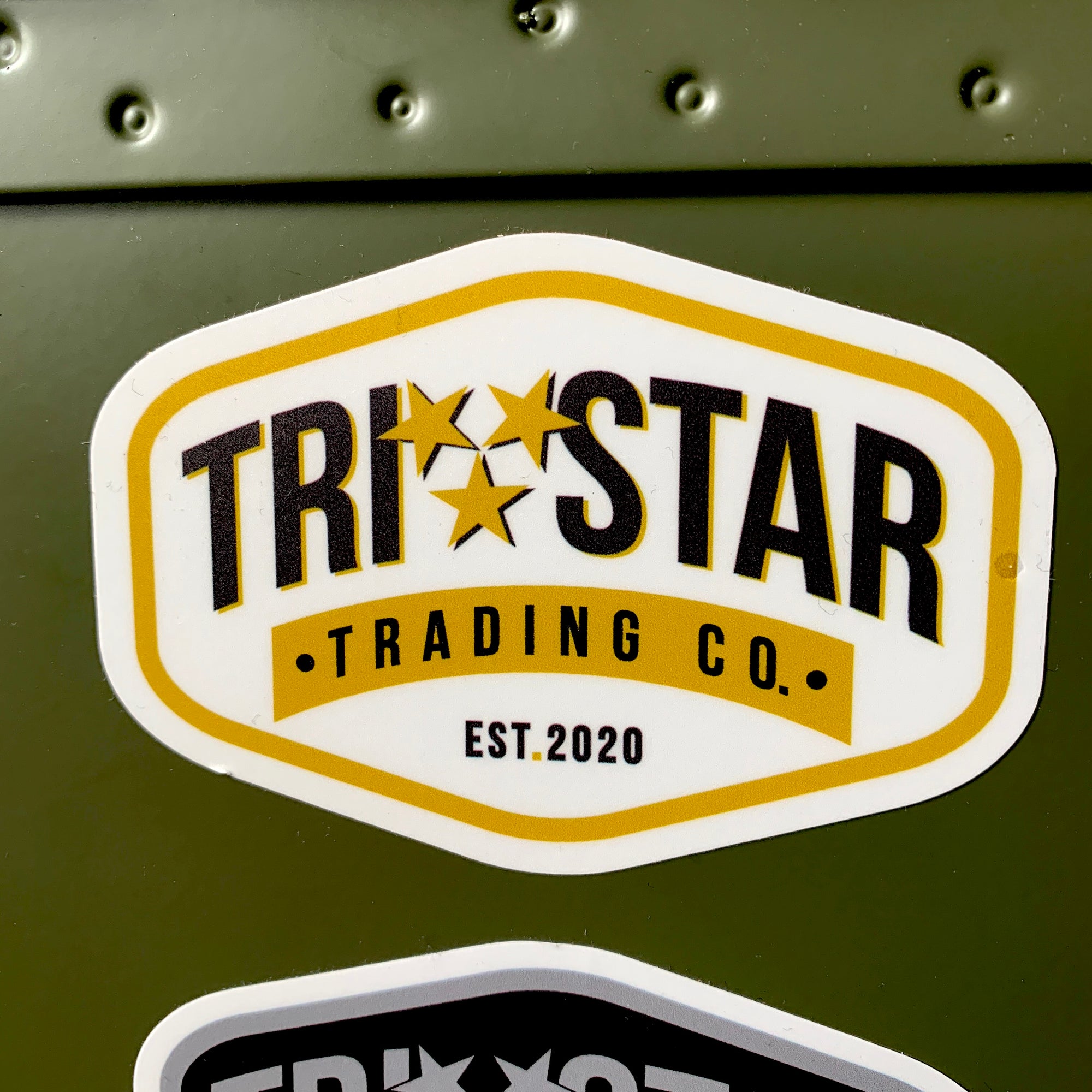 TRISTAR TRADING GOLD DECAL