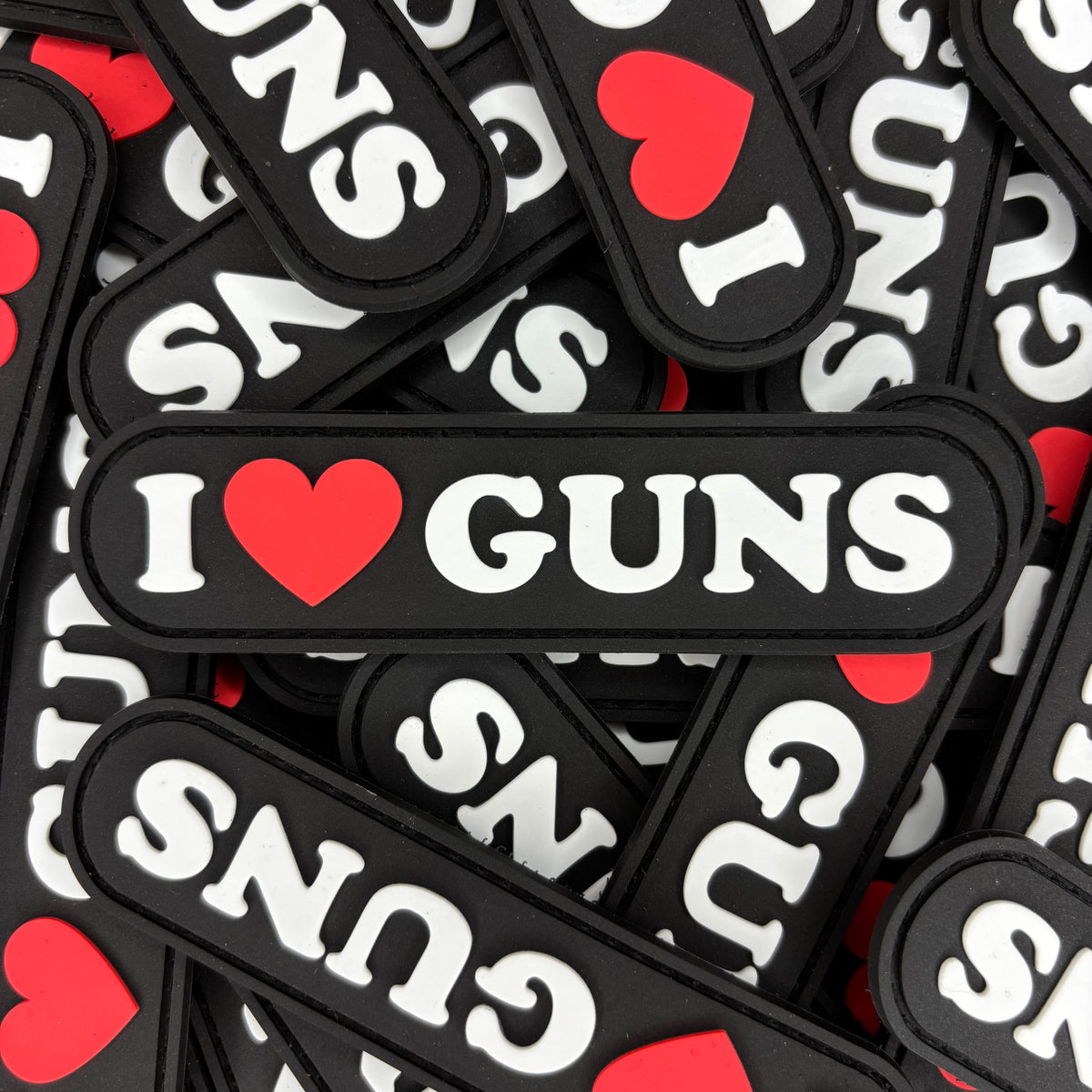 I HEART GUNS PATCH