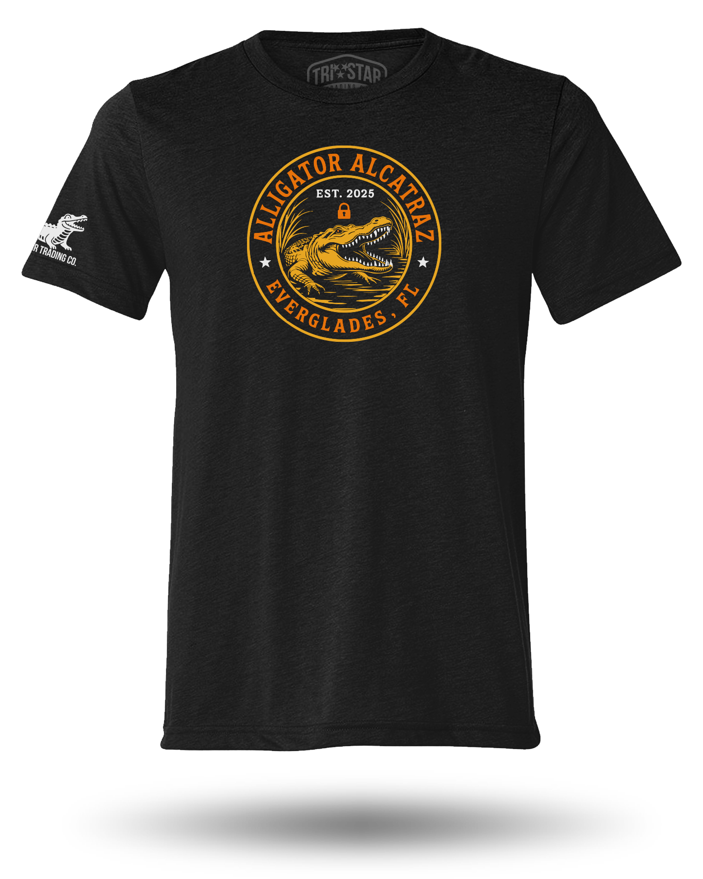 ALLIGATOR ALCATRAZ TEE - BLACK