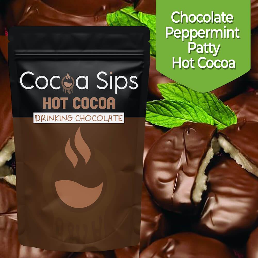 CHOCOLATE PEPPERMINT PATTY HOT COCOA BY COCOA SIPS