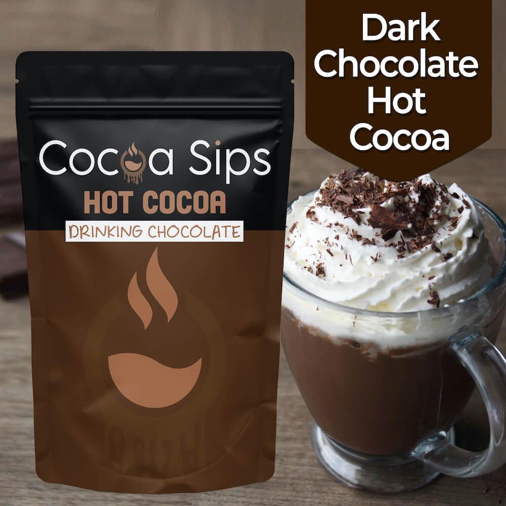 DARK CHOCOLATE HOT COCOA BY COCOA SIPS