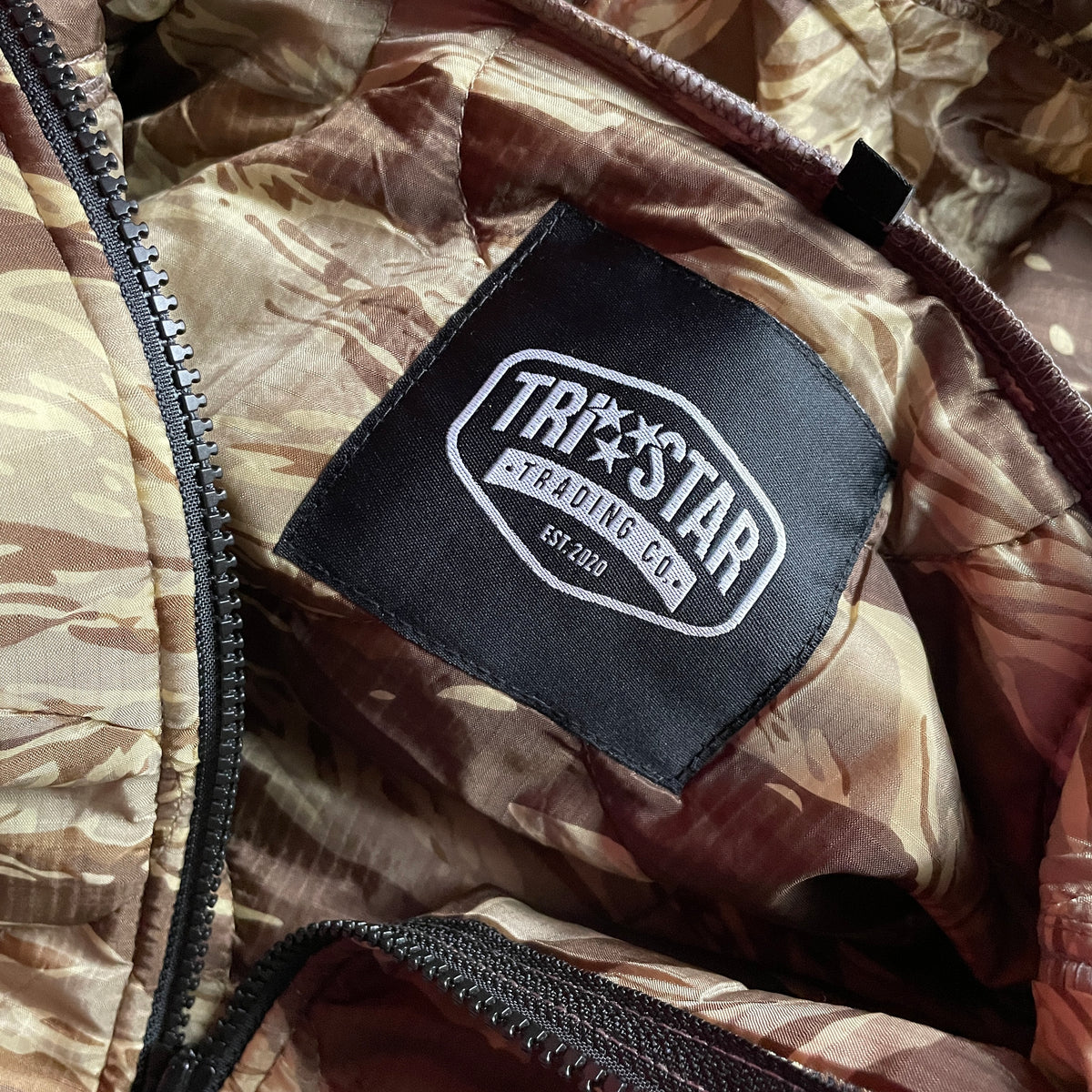 WOOBIE ZIP-UP JACKET - DESERT STRIPE