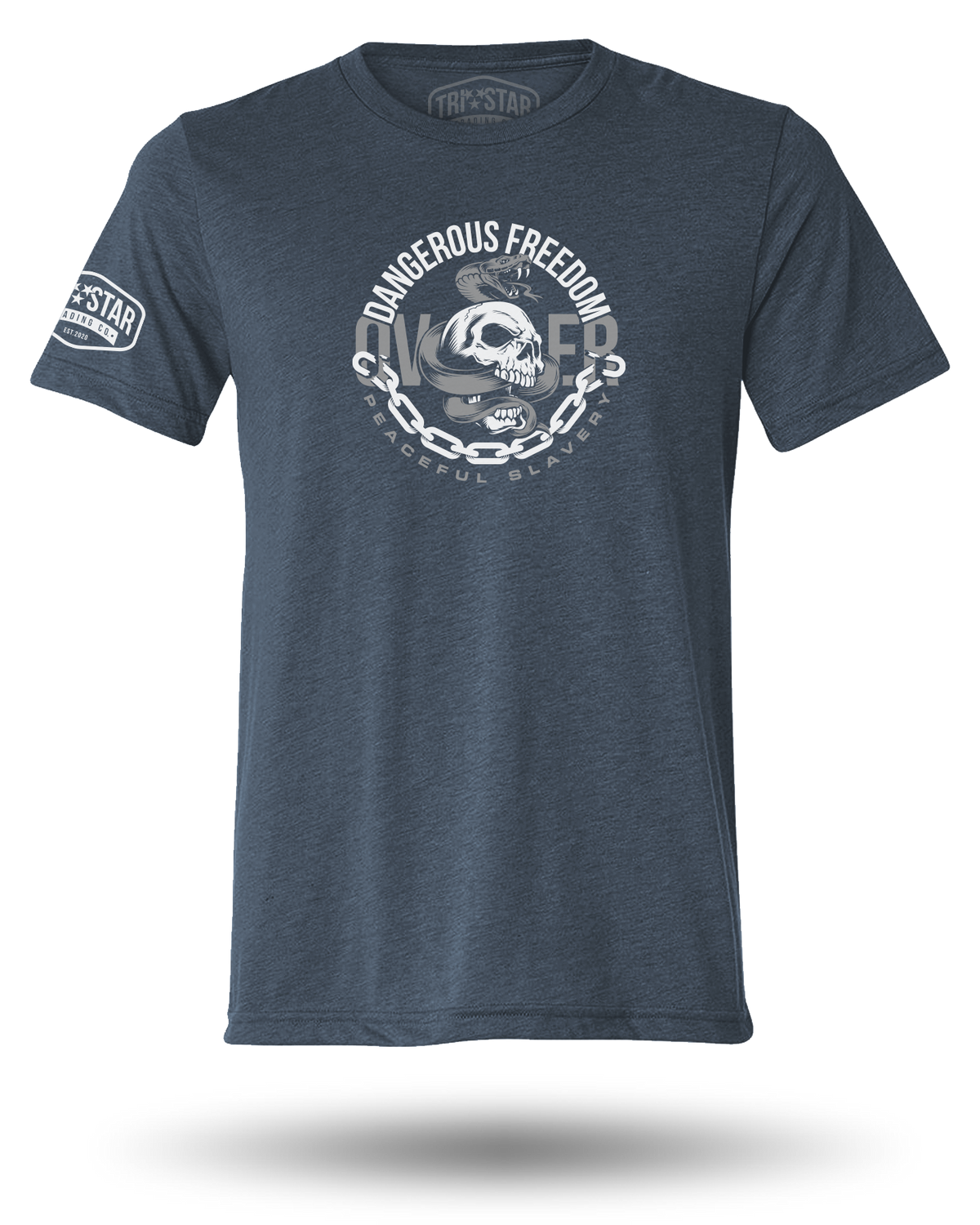 DANGEROUS FREEDOM OVER PEACEFUL SLAVERY TEE - 2 COLORS