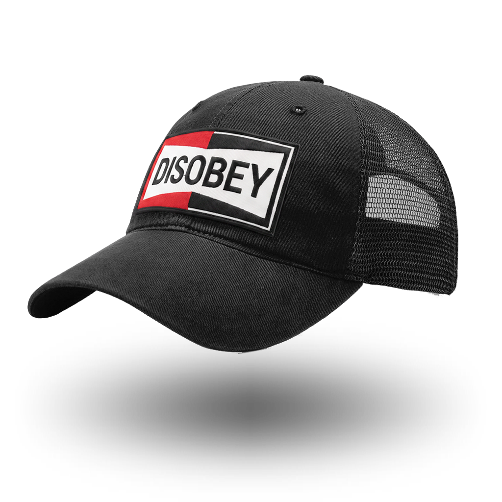 DISOBEY LOW PROFILE DAD HAT - BLACK