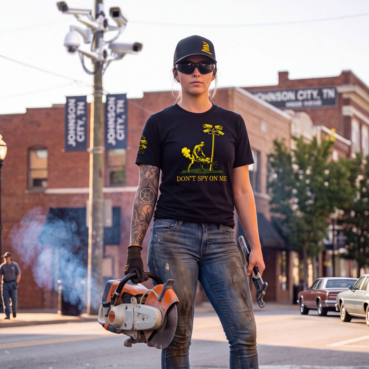 DON'T SPY ON ME TEE