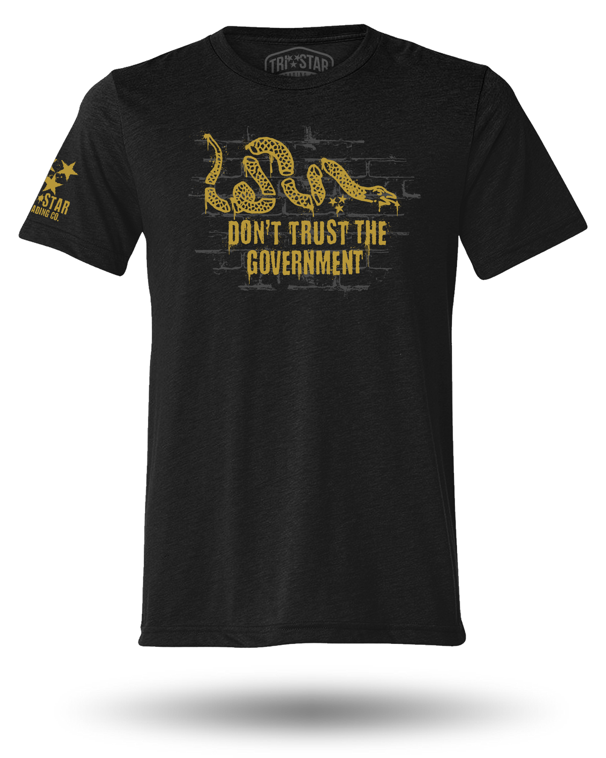 DON&#39;T TRUST THE GOVERNMENT TEE - BLACK