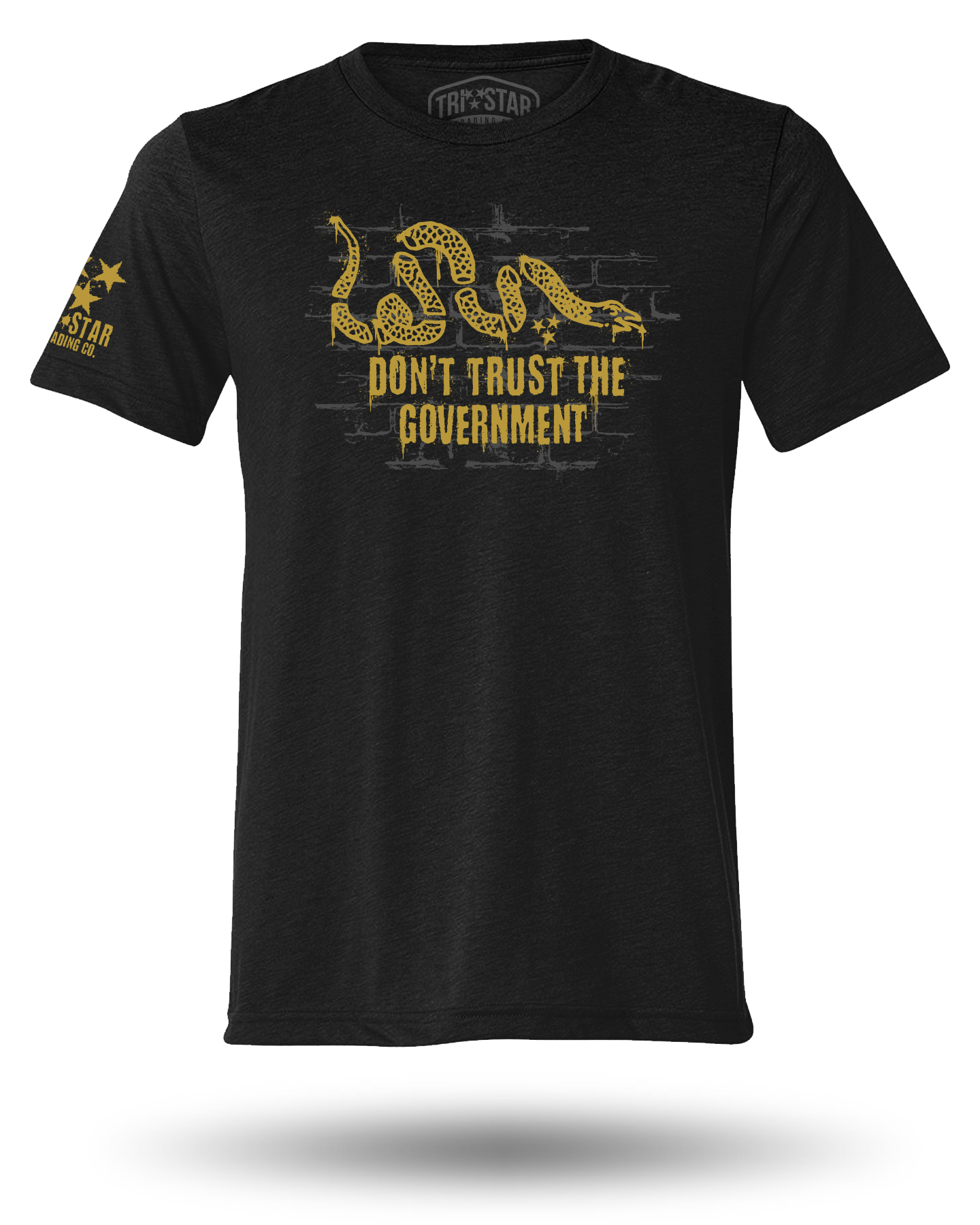 DON'T TRUST THE GOVERNMENT TEE - BLACK