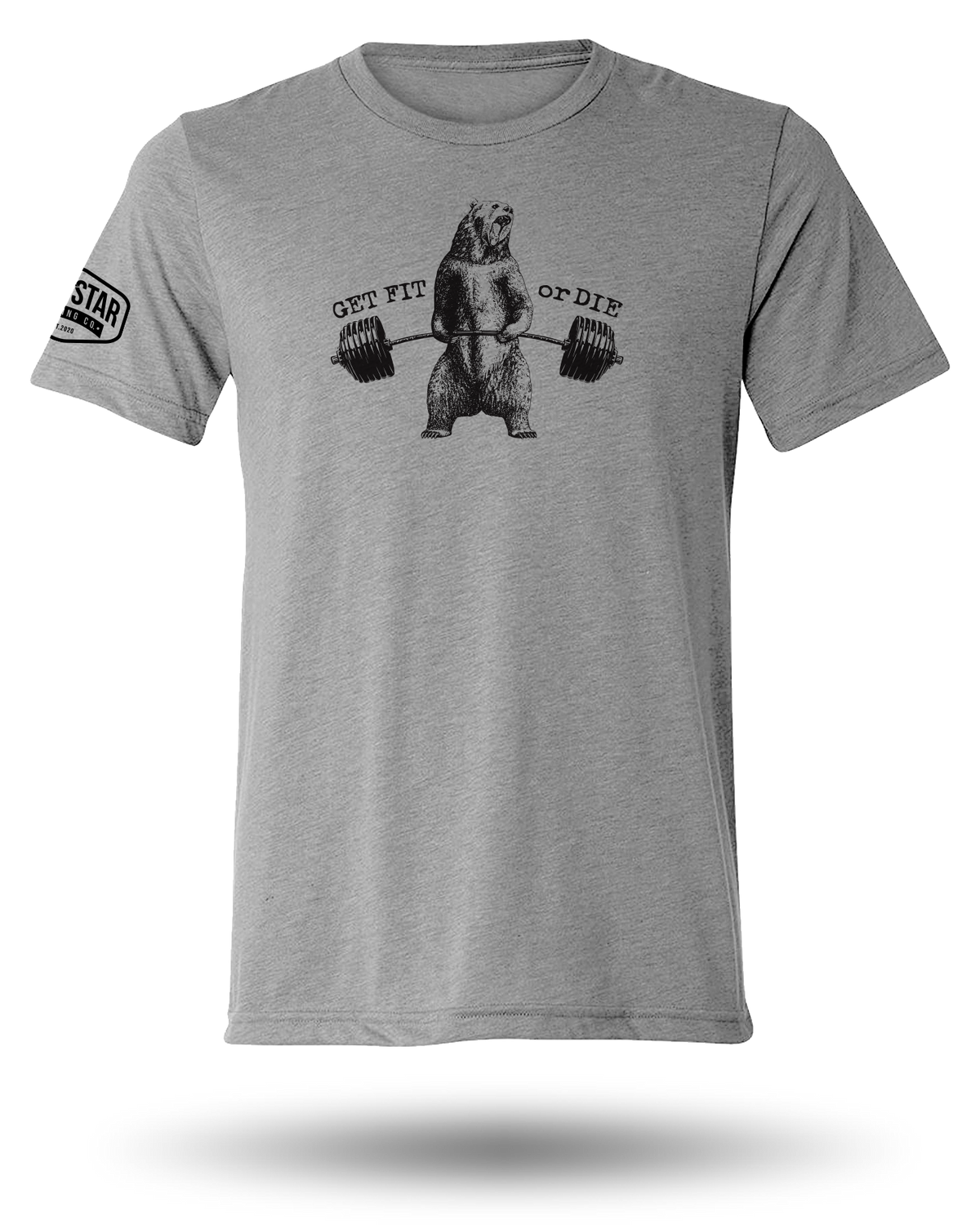 GET FIT OR DIE BEAR TEE - 3 COLORS