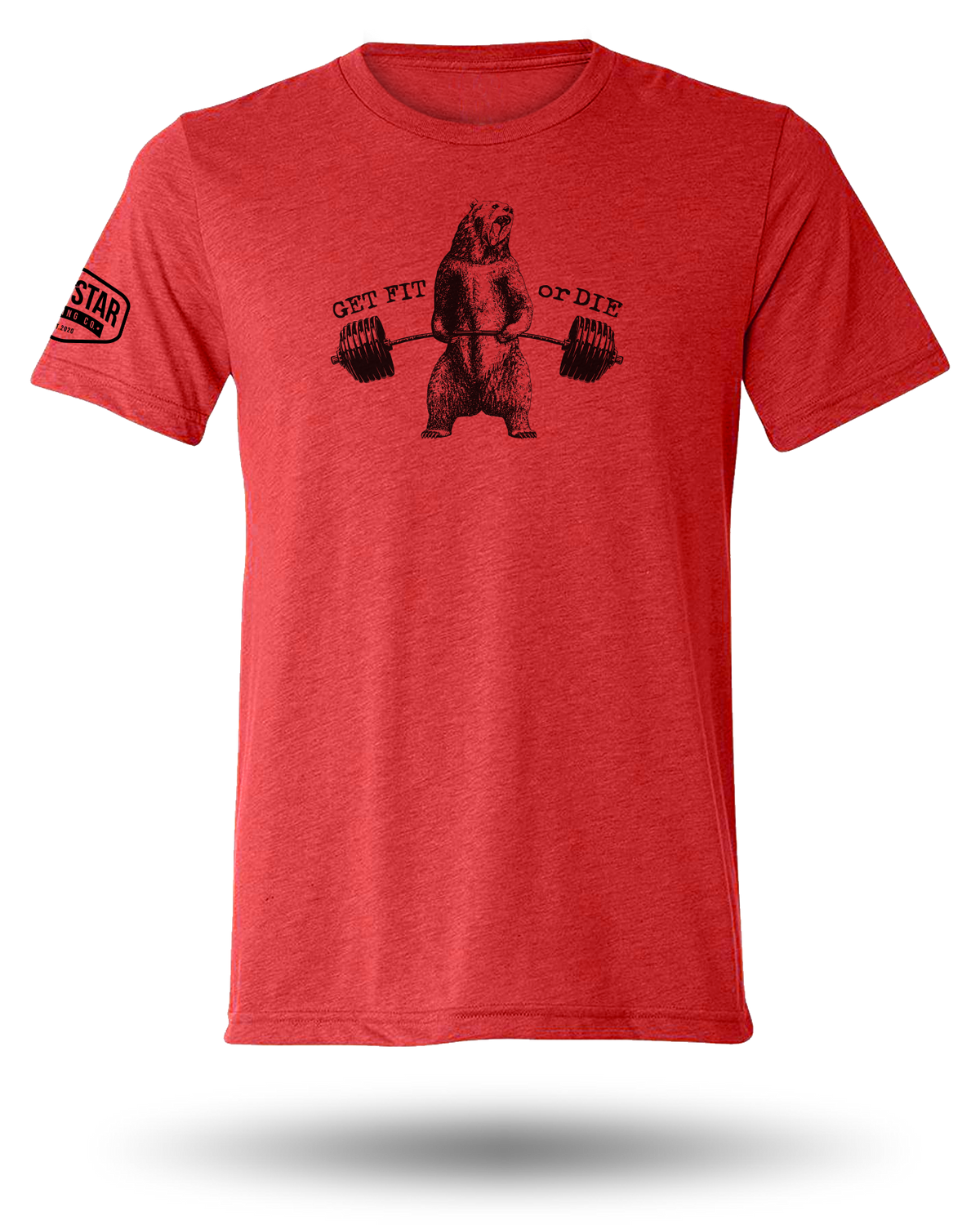 GET FIT OR DIE BEAR TEE - 3 COLORS