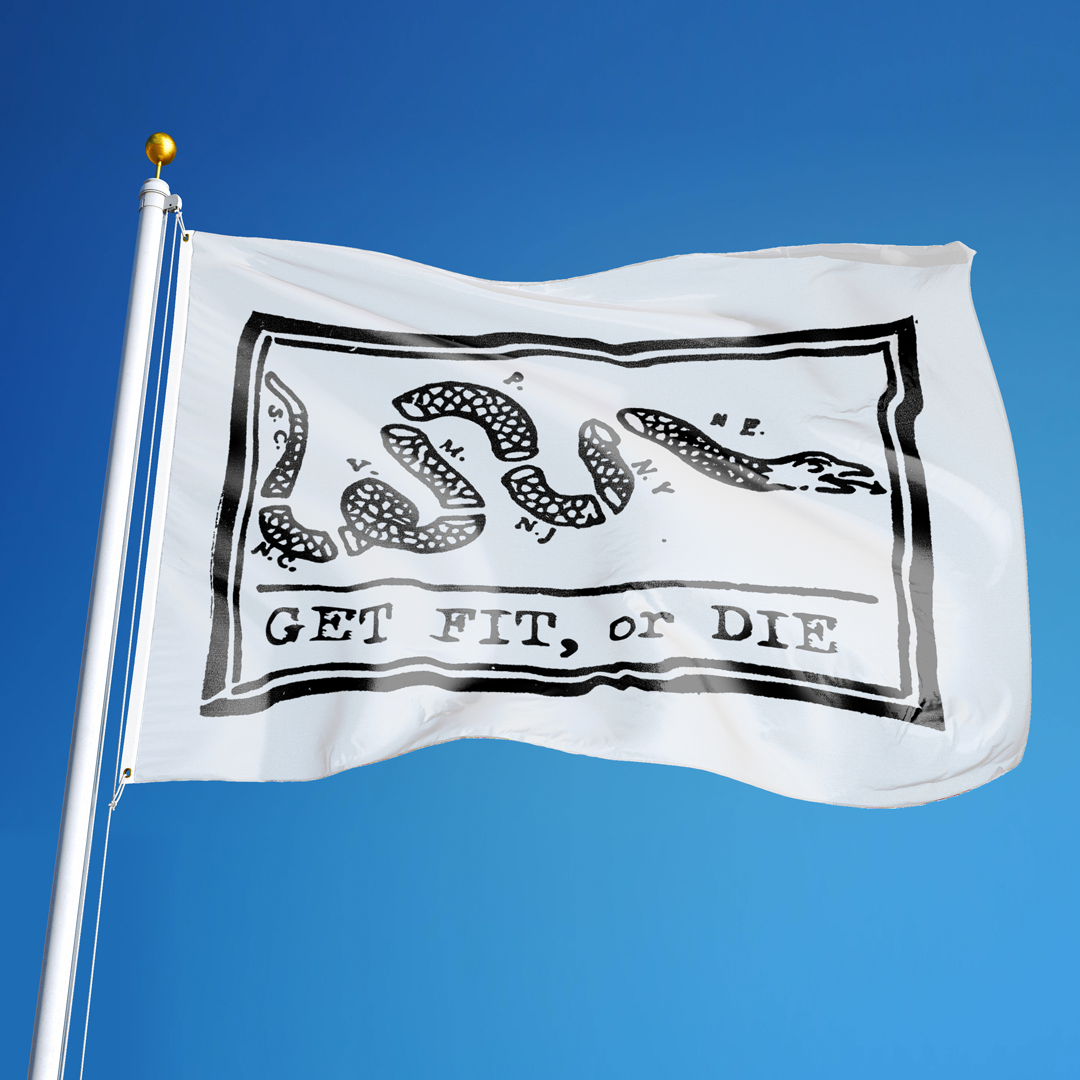 GET FIT OR DIE FLAG