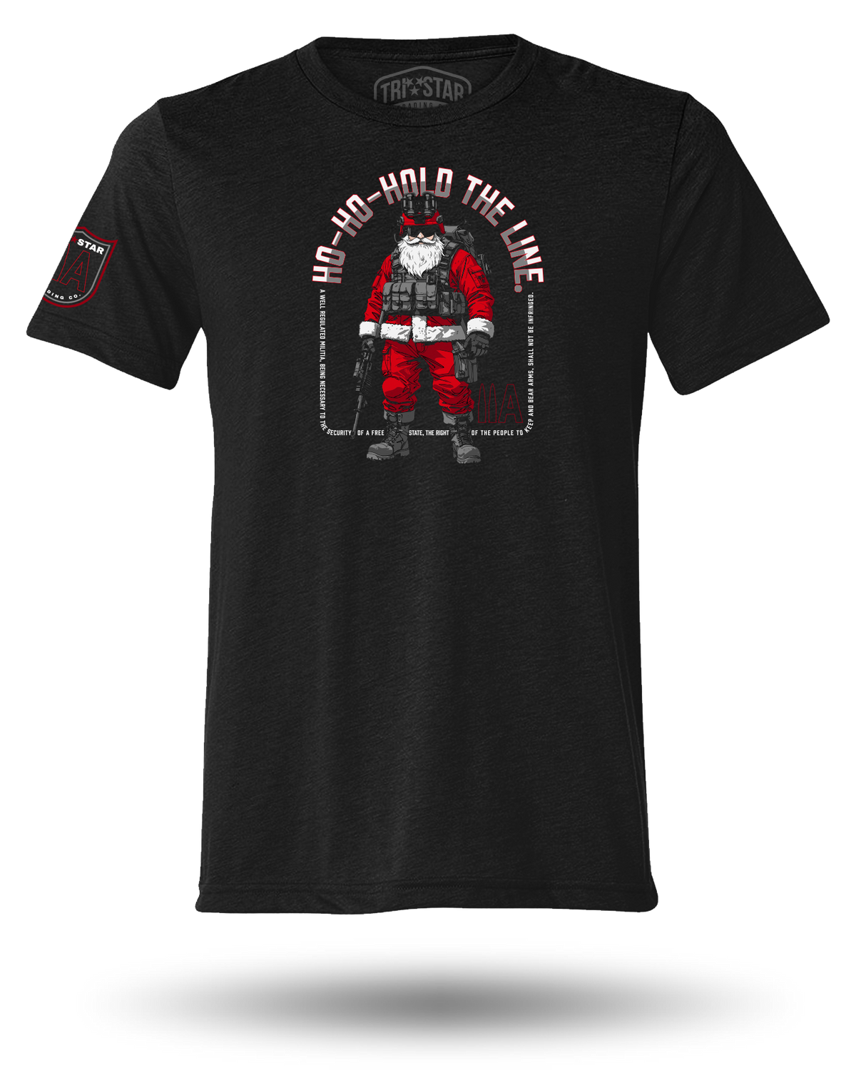 SANTA TEE - BLACK