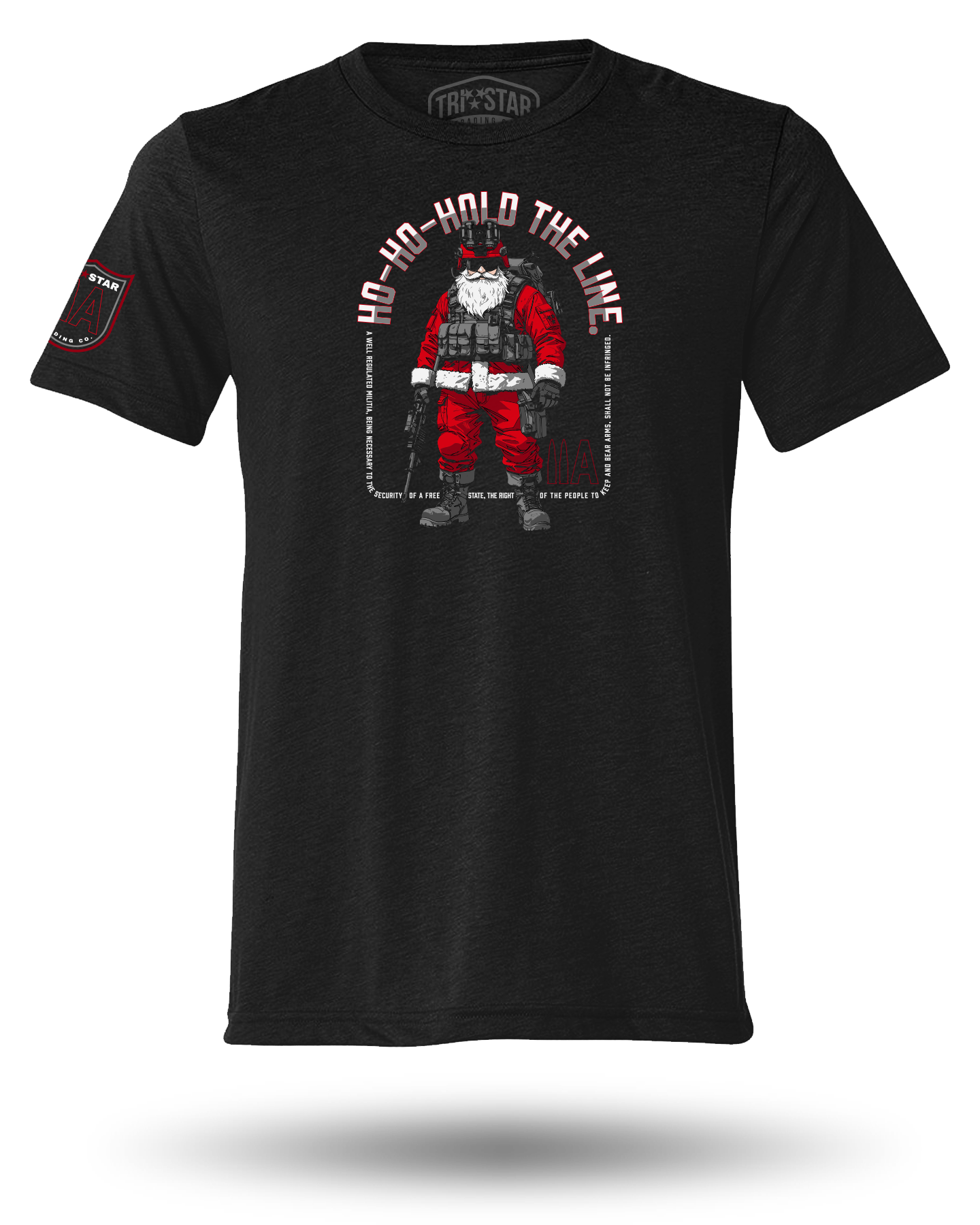 SANTA TEE - BLACK