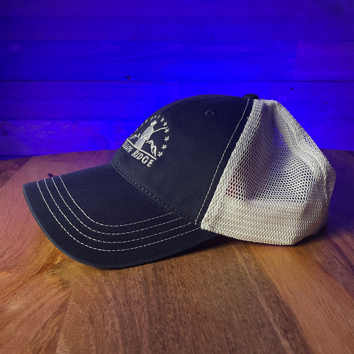 VALOR RIDGE LOW PROFILE DAD HAT - NAVY &amp; WHITE