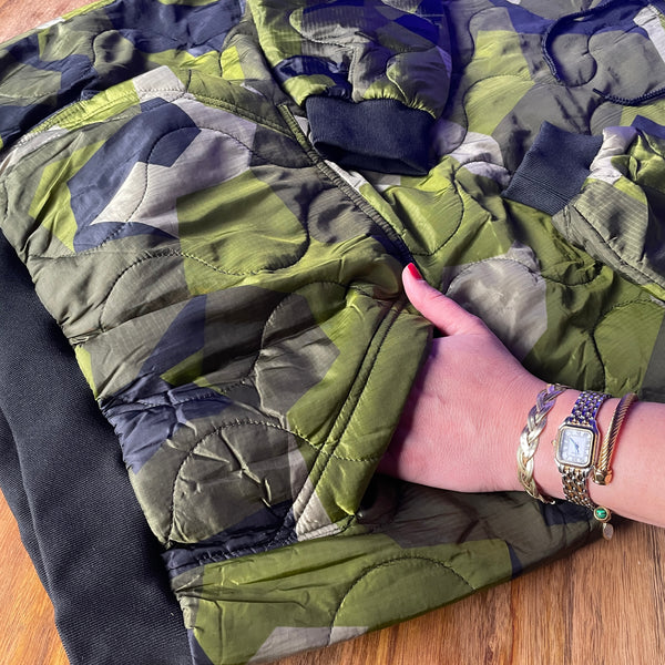 Woobie Hoodie - Swedish M90 Camo | Military Poncho Liner Pullover