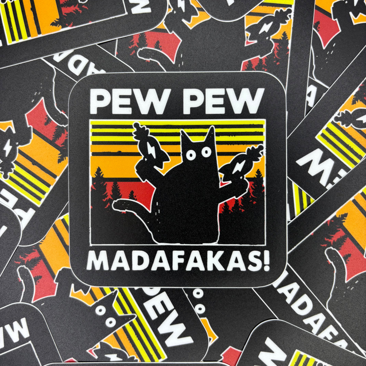 PEW PEW TACTICAL PEW PEW MADAFAKAS DECAL