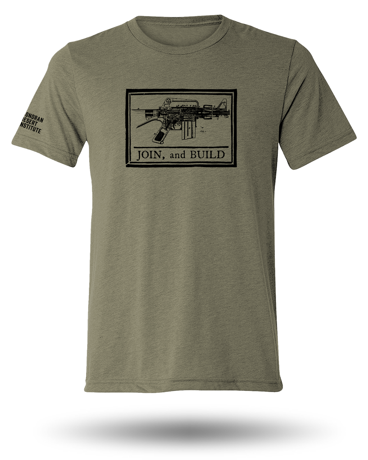SALE! SDI JOIN AND BUILD TEE - MILITARY GREEN (SM, MD, &amp; 4XL)