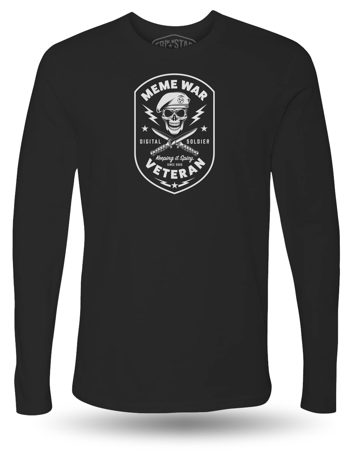 MEME WAR VETERAN LONG SLEEVE - BLACK