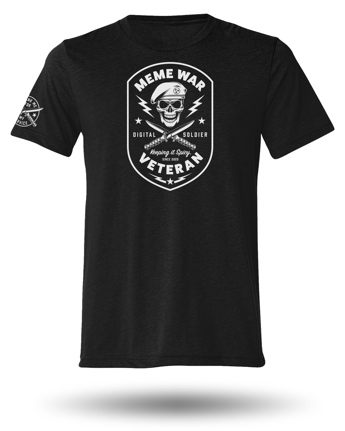 MEME WAR VETERAN TEE - 2 COLORS