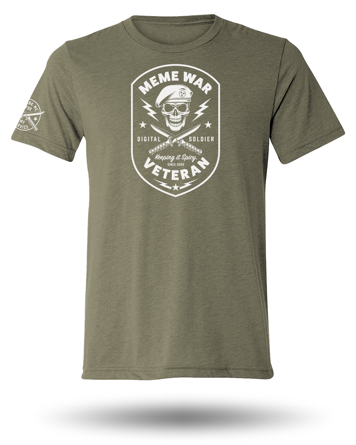 MEME WAR VETERAN TEE - 2 COLORS