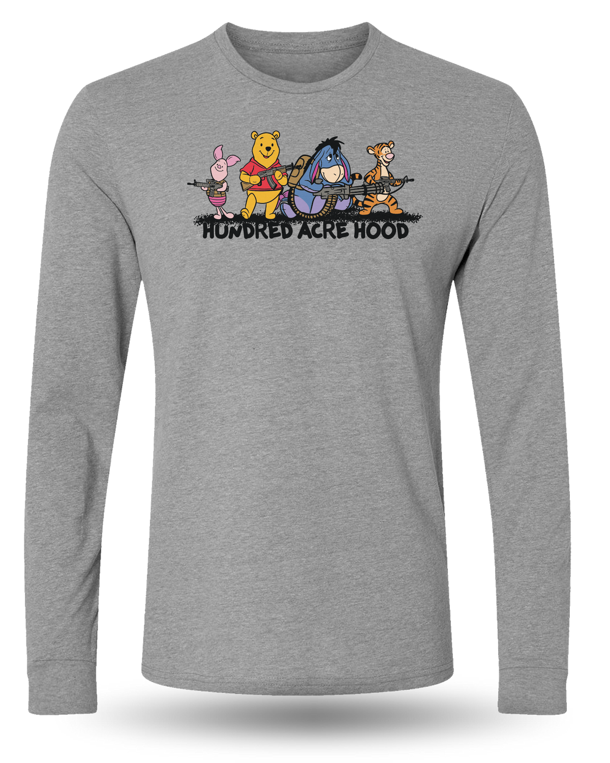 THE HOOD LONG SLEEVE - GRAY