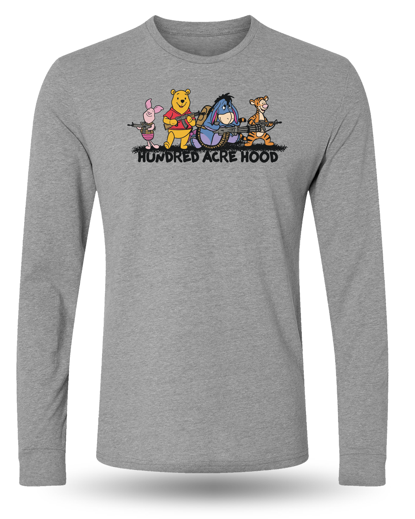 THE HOOD LONG SLEEVE - GRAY