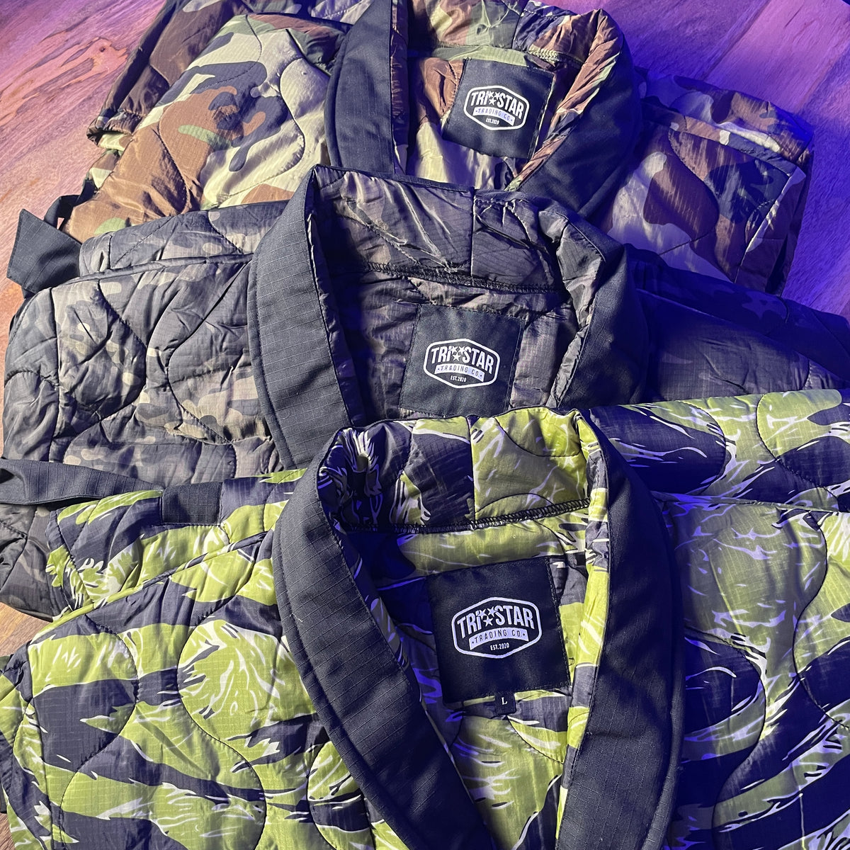 WOOBIE ROBE - BLACK MULTICAM (LG ONLY!)