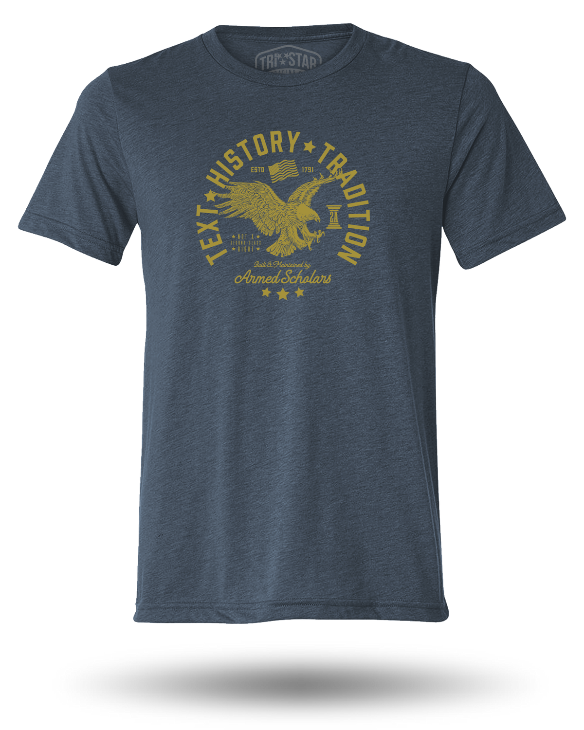 ARMED SCHOLAR TEXT, HISTORY, AND TRADITION TEE - 5 COLORS