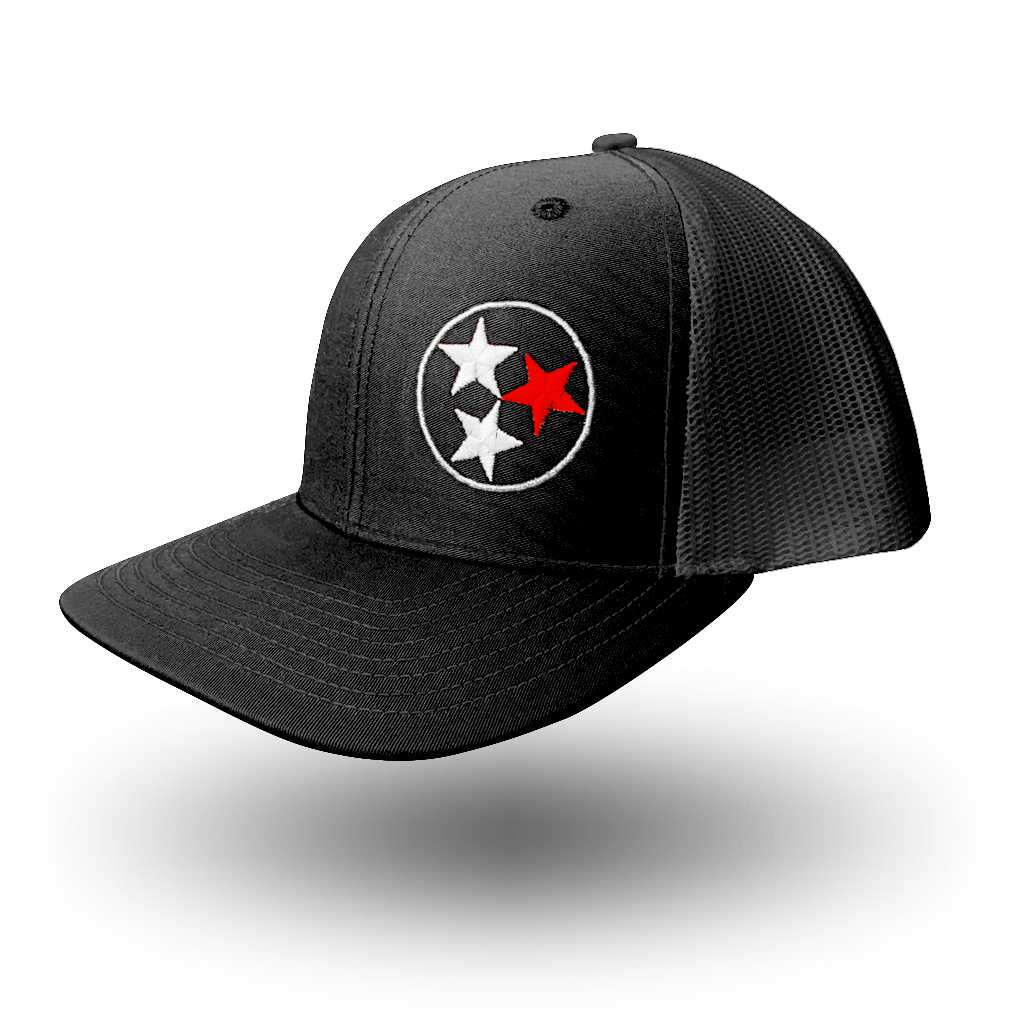 XL THE LOUIE TRUCKER HAT - BLACK / X-LARGE