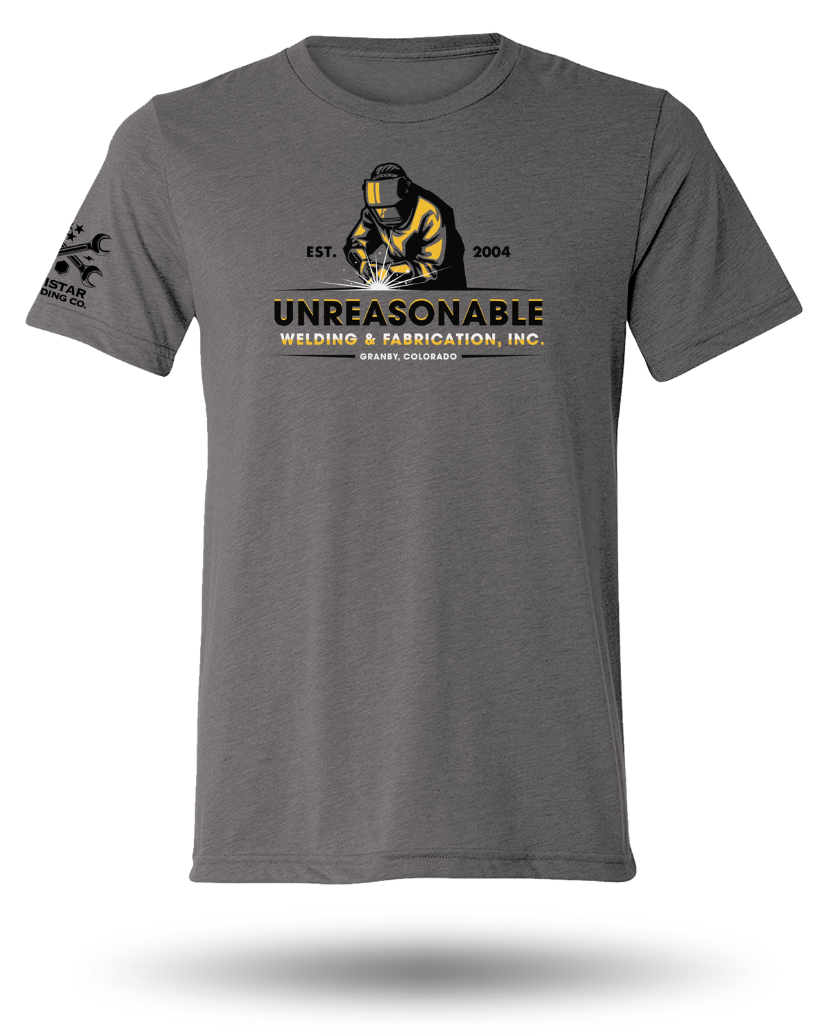 UNREASONABLE WELDING TEE - HEAVY METAL GRAY