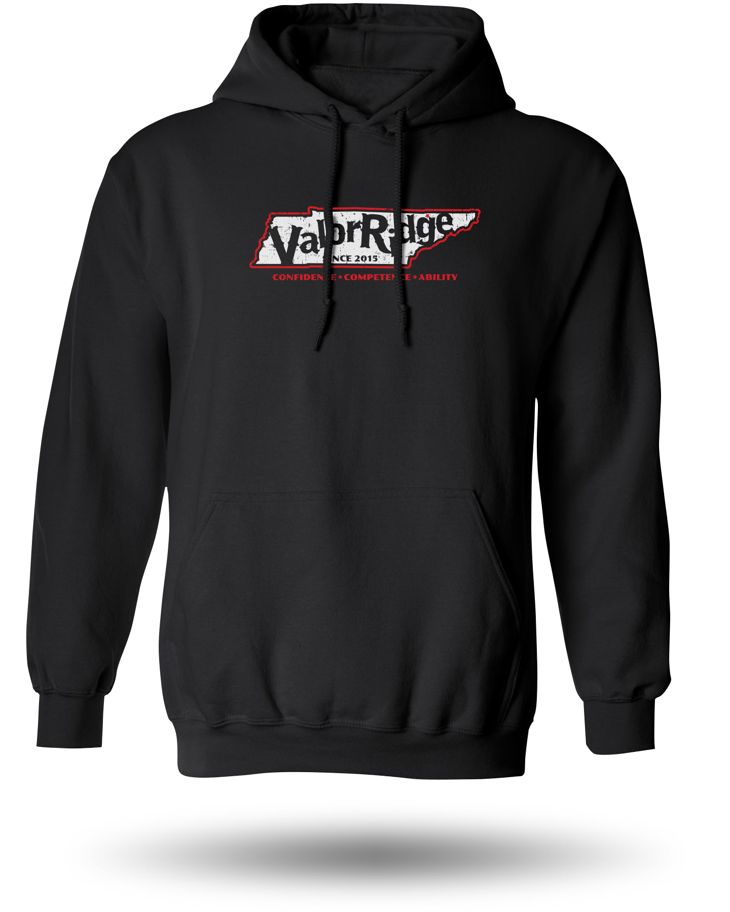 VALOR RIDGE TENNESSEE HOODIE - BLACK
