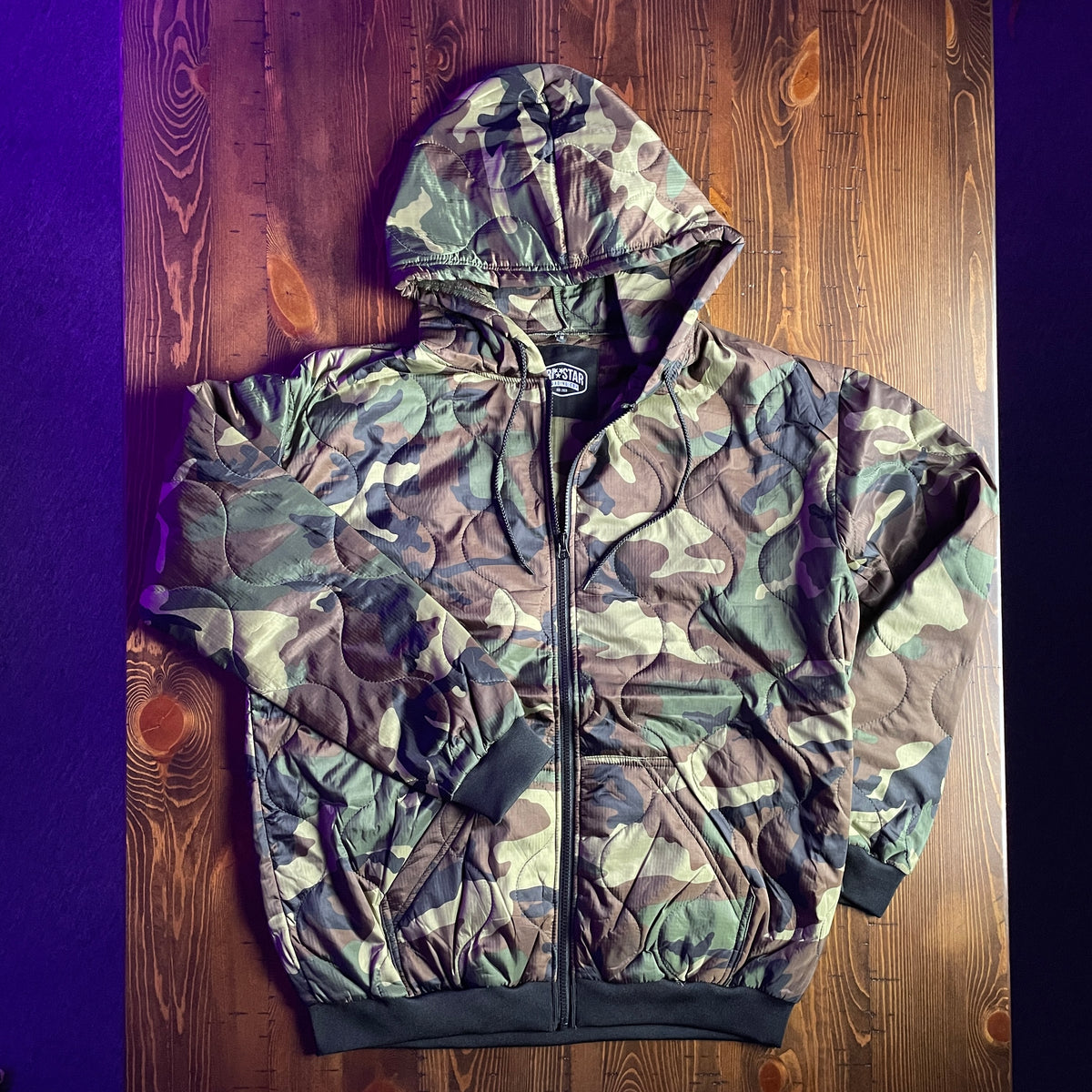 WOOBIE ZIP-UP JACKET - WOODLAND