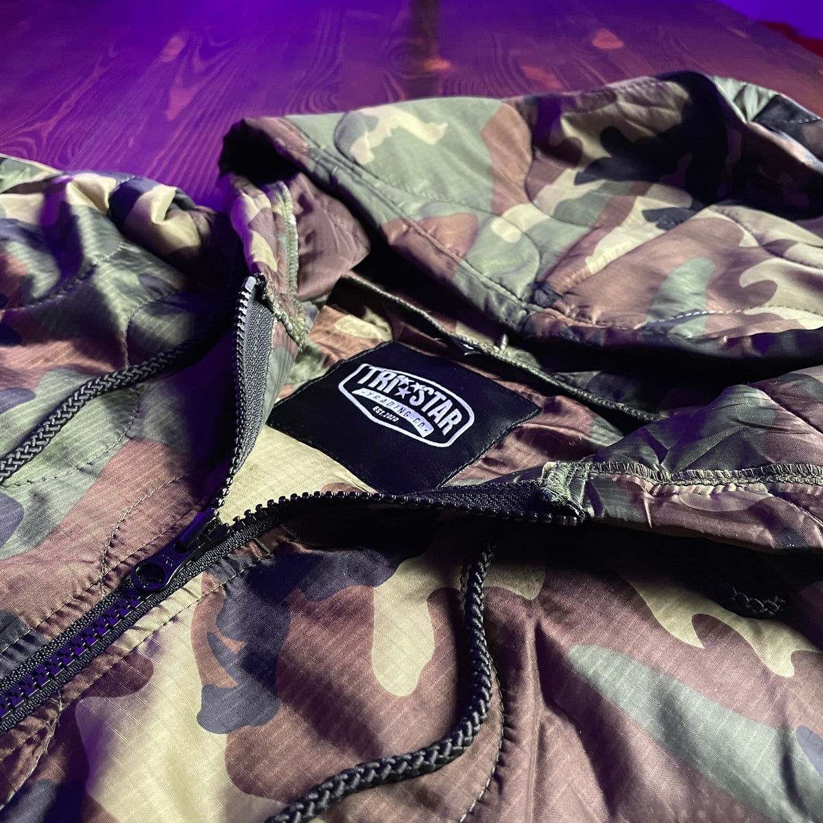 WOOBIE ZIP-UP JACKET - WOODLAND