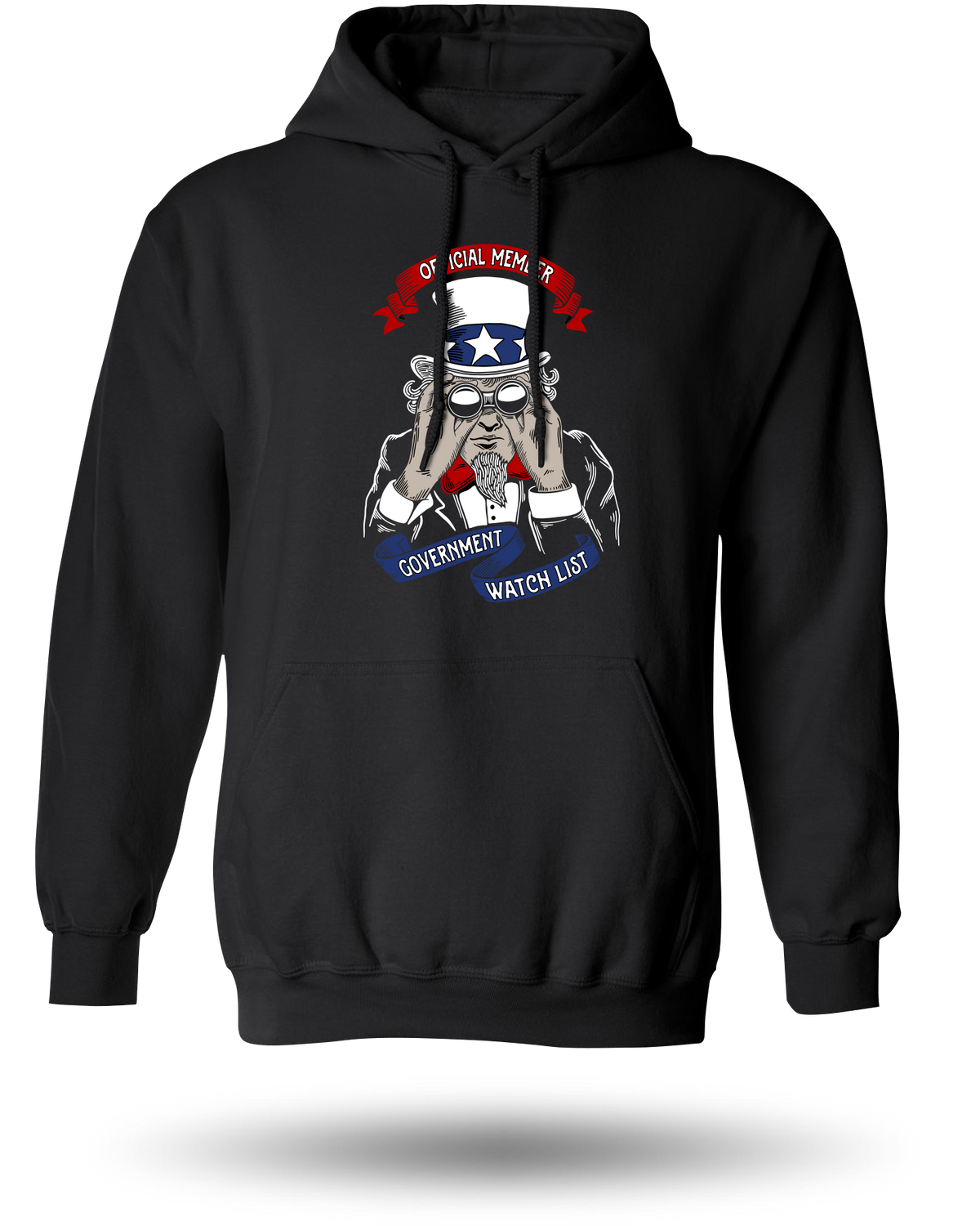 GOVERNMENT WATCHLIST OFFICIAL MEMBER HOODIE BLACK TriStar Trading Co government-watchlist-official-member-hoodie-black-tristar-trading-co