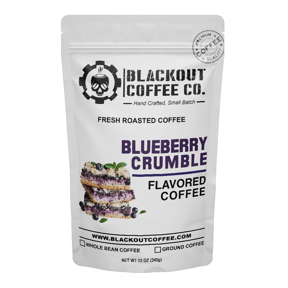 BLUEBERRY CRUMBLE FLAVORED COFFEE