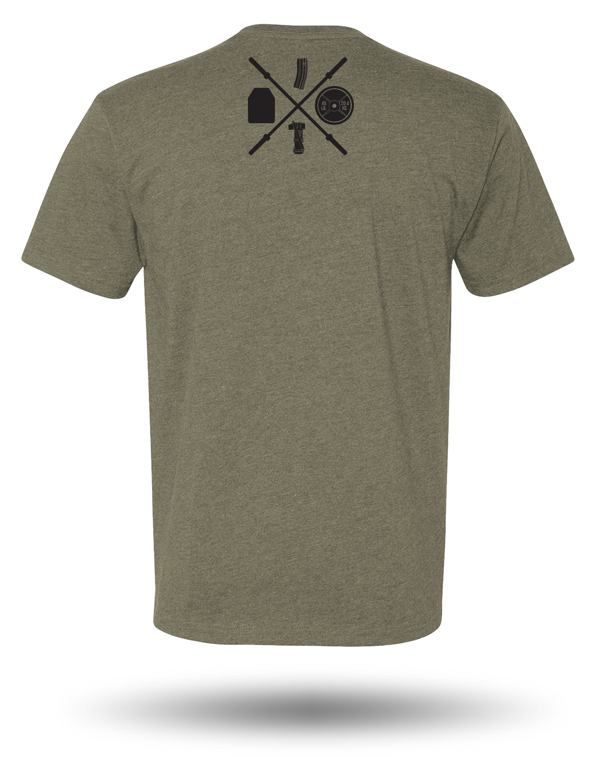RENO MAY GET FIT OR DIE TEE - MILITARY GREEN