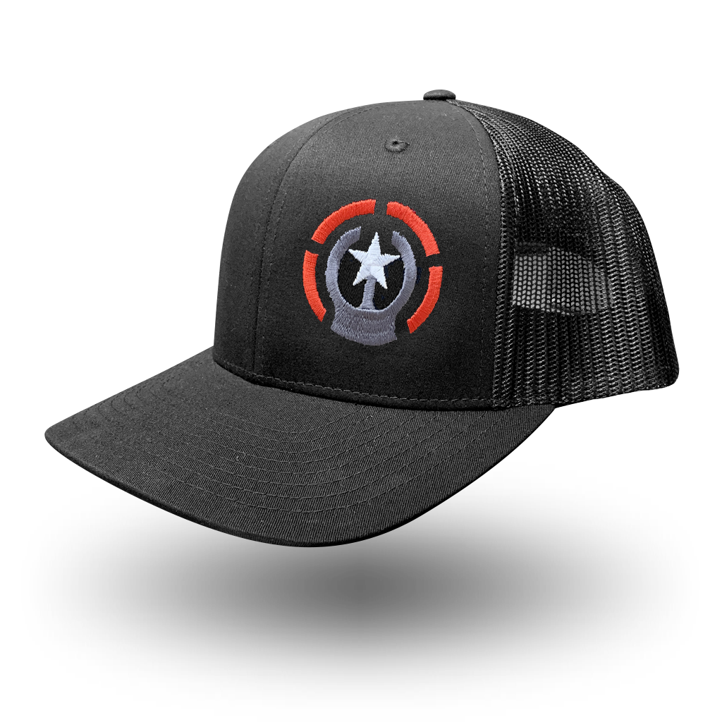 TACTICAL CONSIDERATIONS ALL BLACK TRUCKER HAT