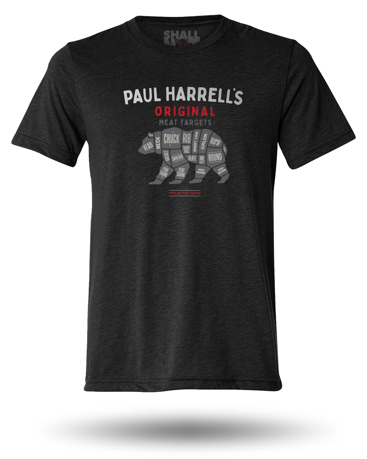 PAUL HARRELL MEAT TARGET TEE - BLACK (3XL &amp; 4XL)