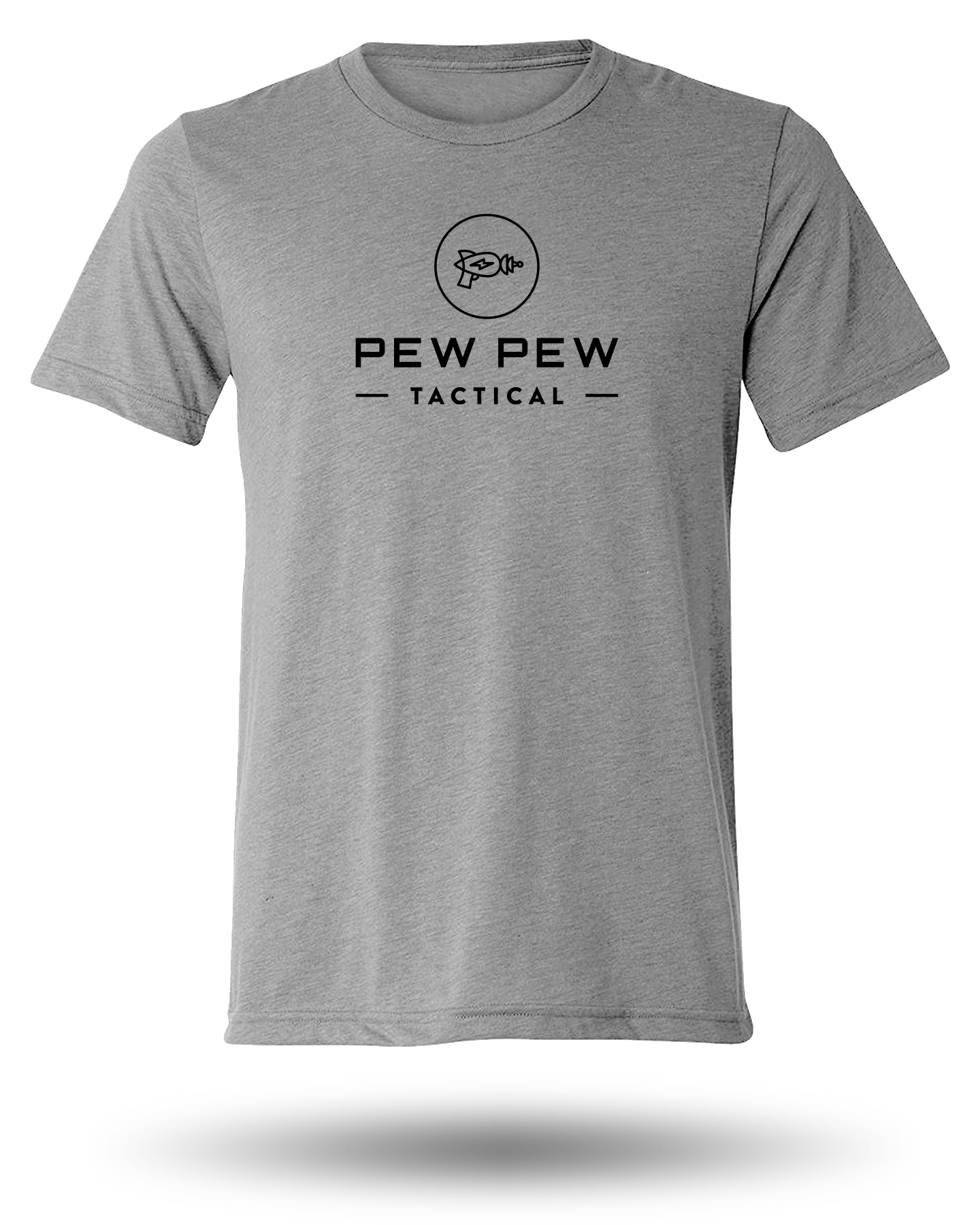 PEW PEW TACTICAL ORIGINAL TEE - GRAY & BLACK