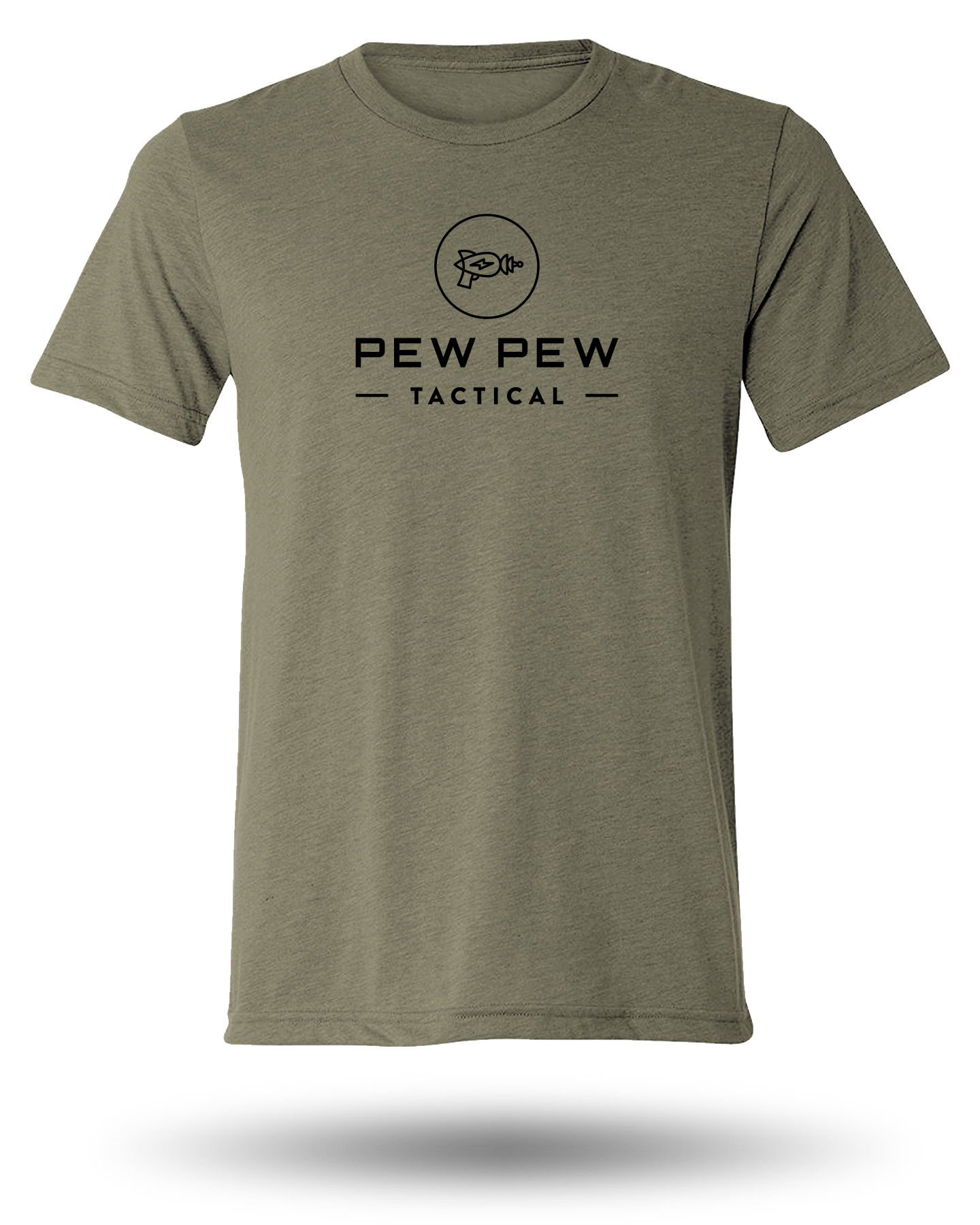 PEW PEW TACTICAL ORIGINAL TEE - MILITARY GREEN & BLACK