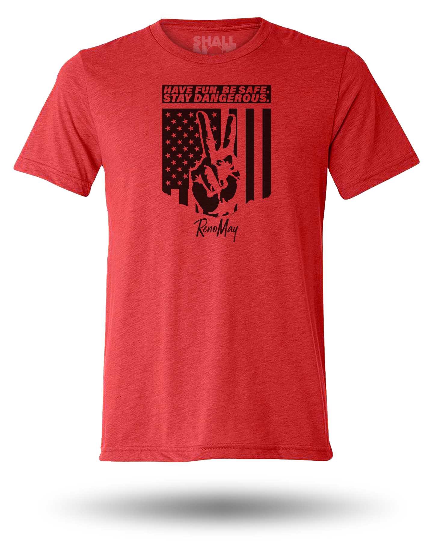 RENO MAY STAY DANGEROUS TEE - RED