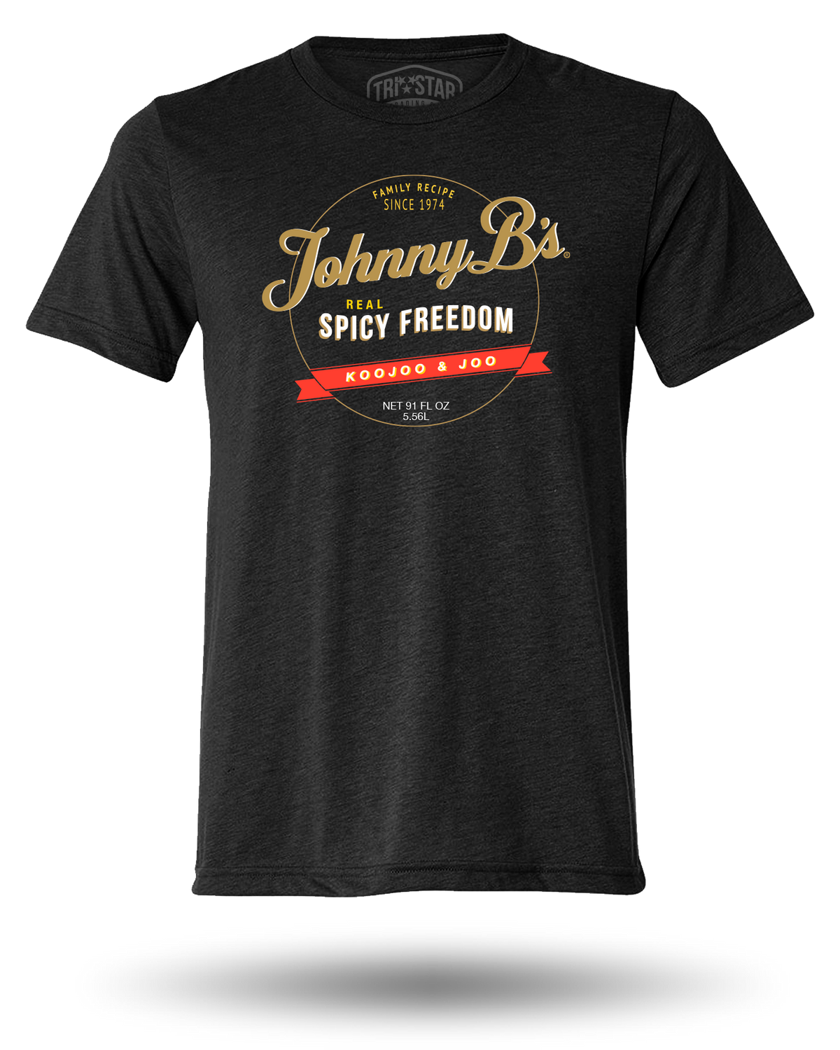 JOHNNY B SPICY FREEDOM TEE - BLACK