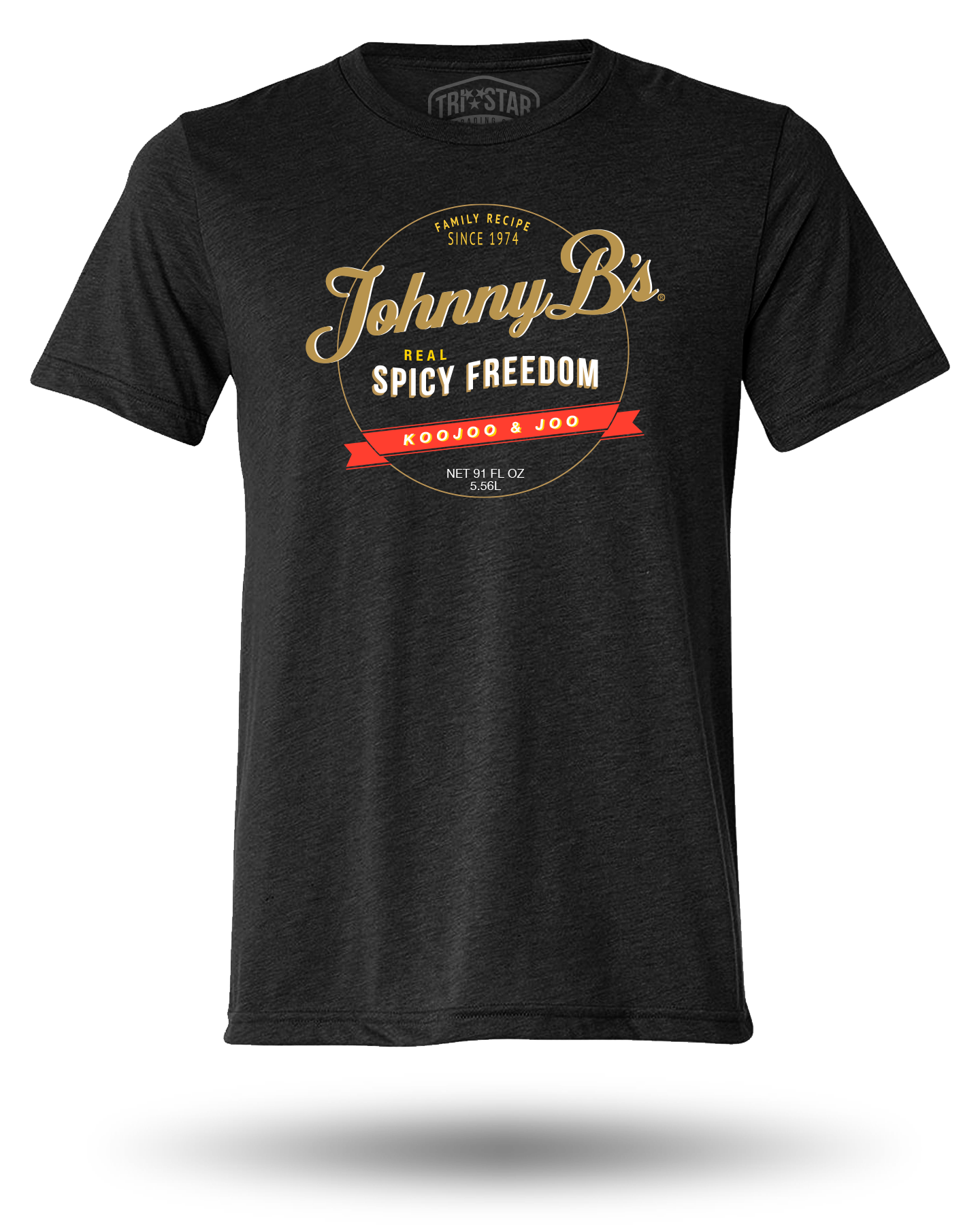 JOHNNY B SPICY FREEDOM TEE - BLACK