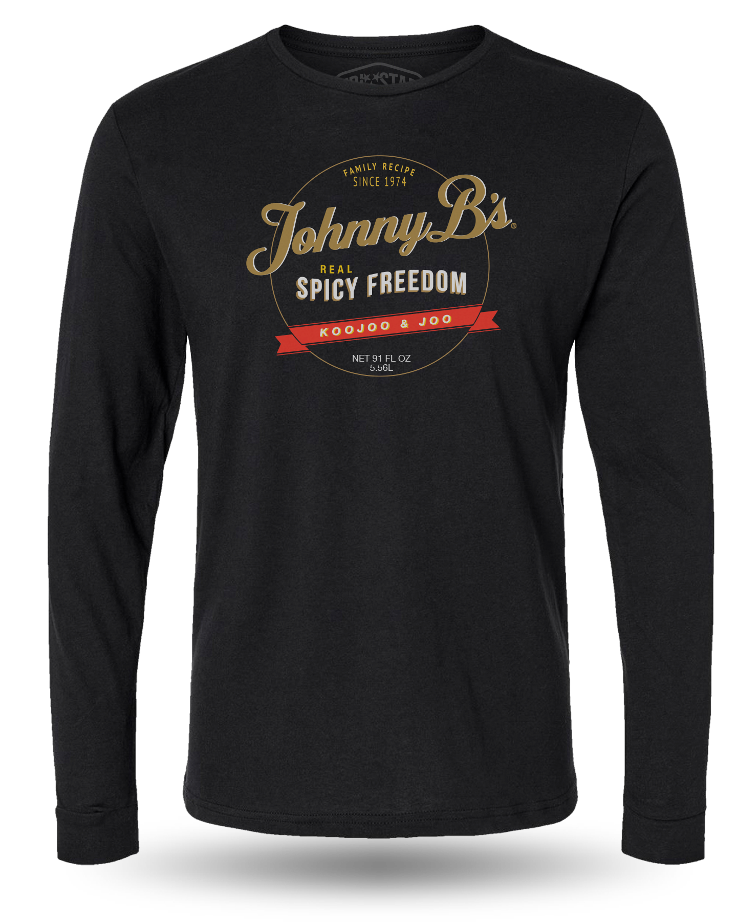 JOHNNY B SPICY FREEDOM LONG SLEEVE - BLACK