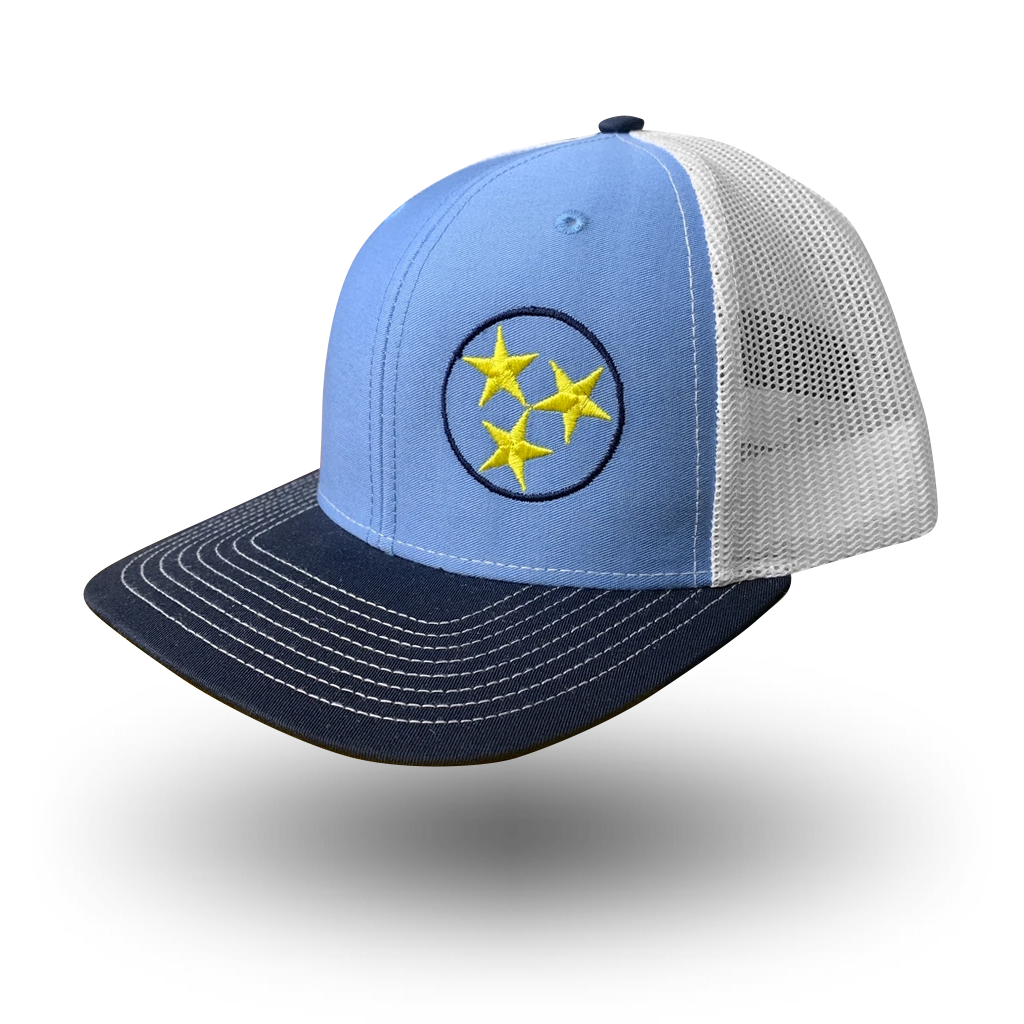 TRISTAR TRUCKER HAT - COOL BLUE