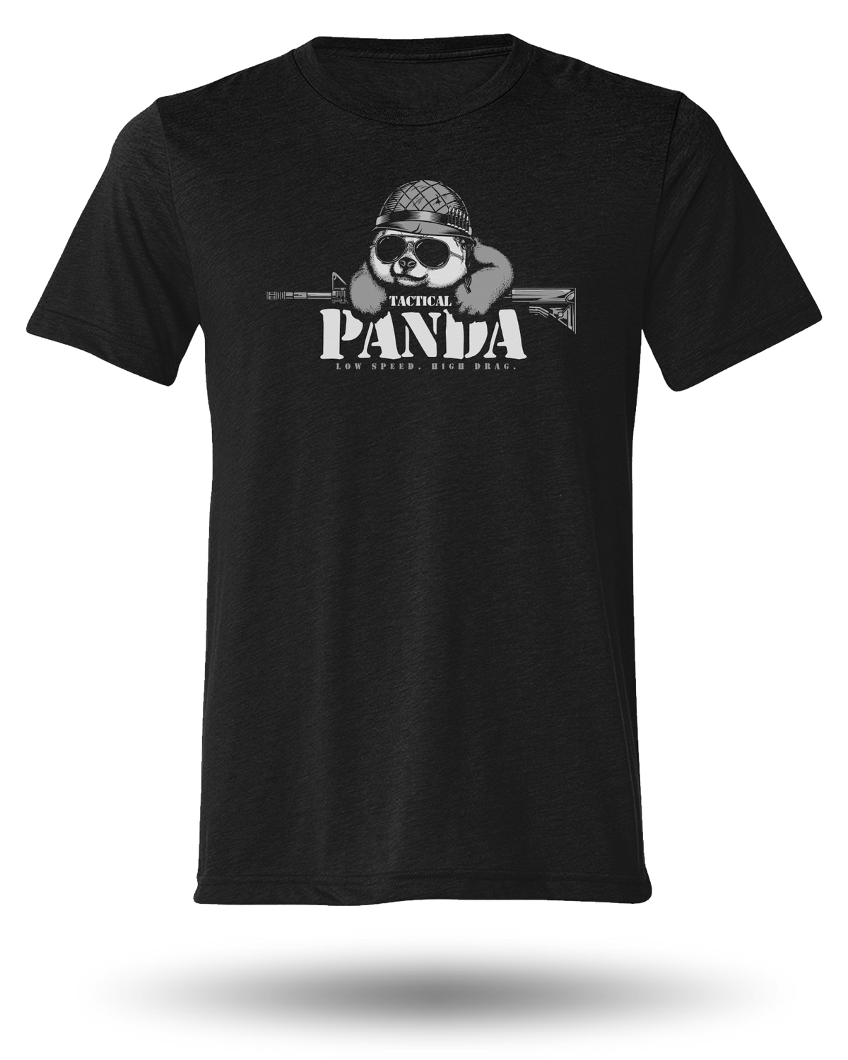 TACTICAL PANDA TEE - BLACK
