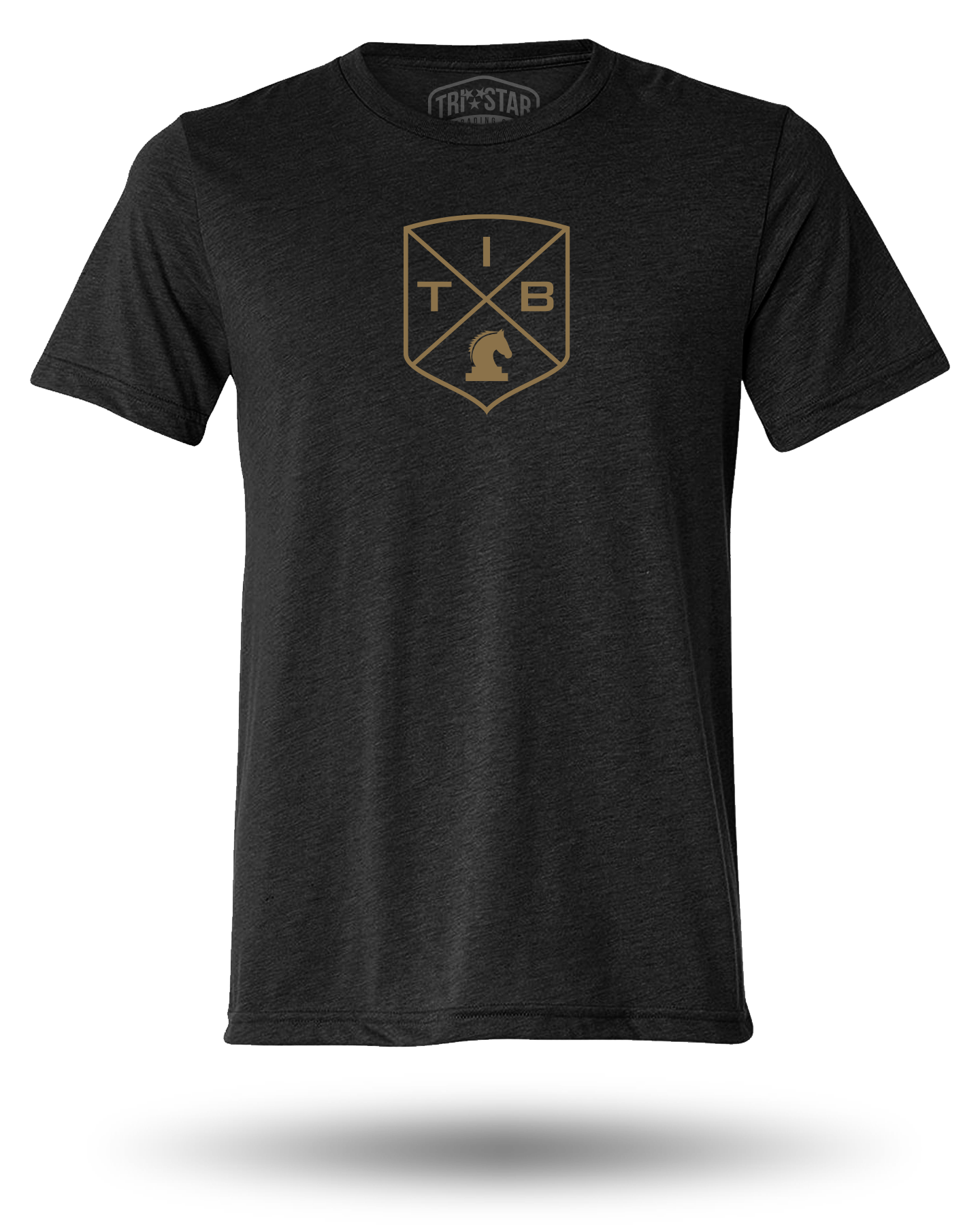 TIBERIOUS GIB LOGO TEE - BLACK