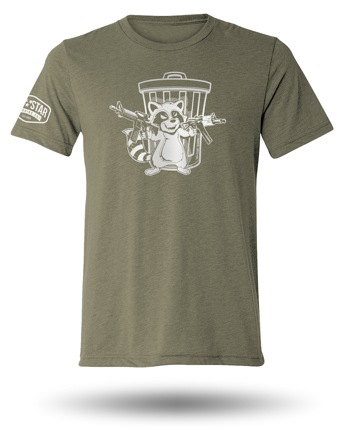 Trash Panda Tee OD GREEN