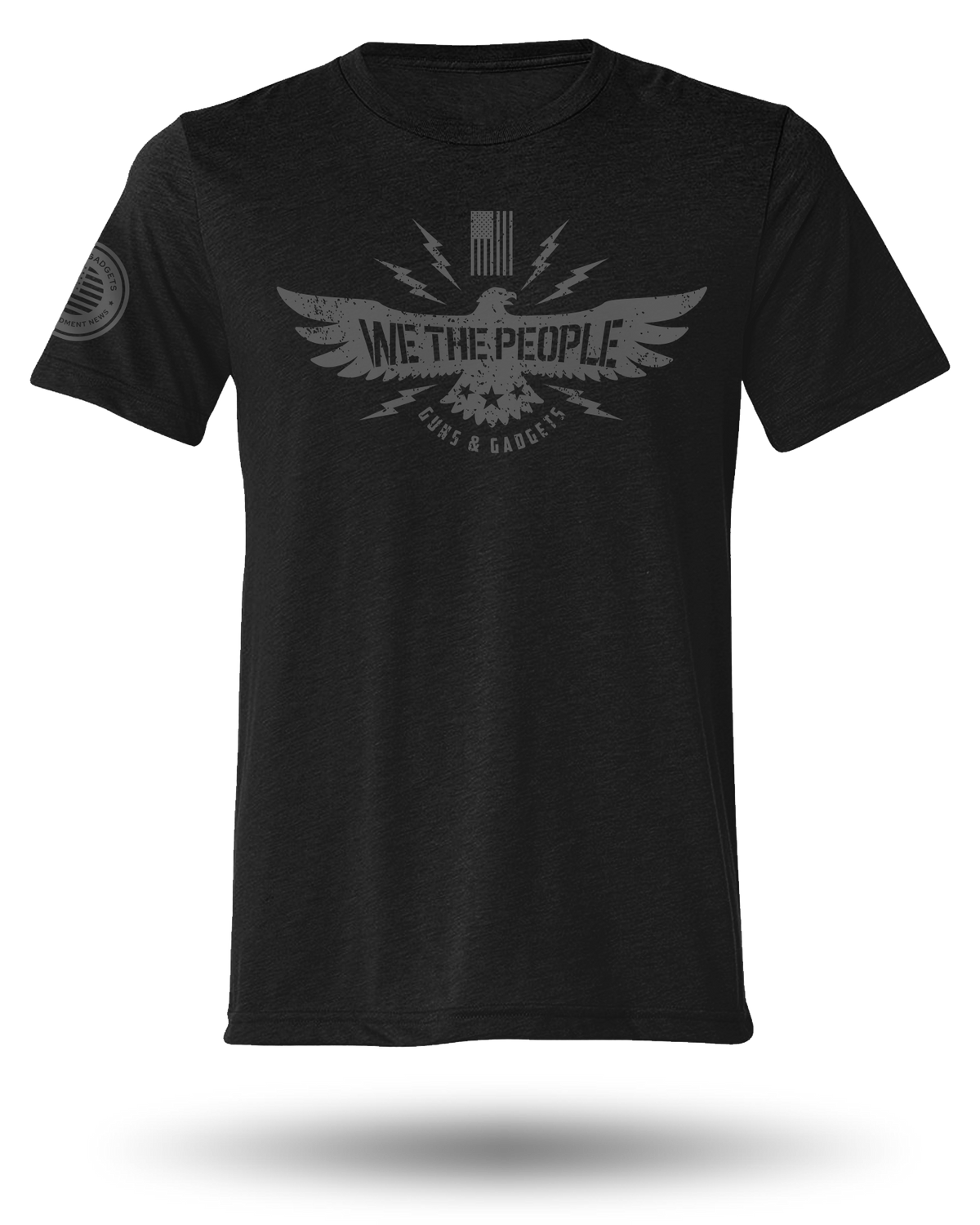 GUNS AND GADGETS WE THE PEOPLE TEE - BLACK