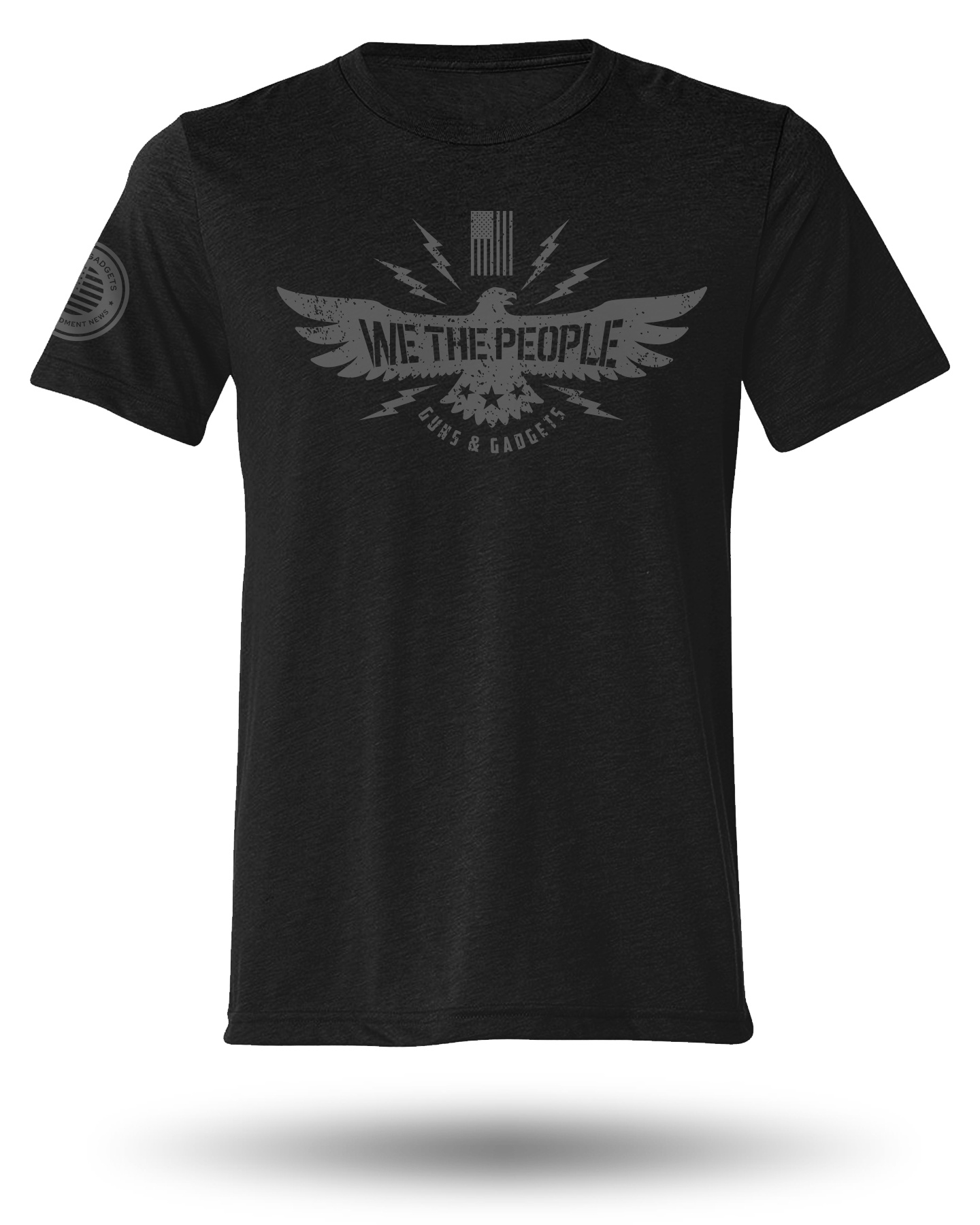 GUNS AND GADGETS WE THE PEOPLE TEE - BLACK