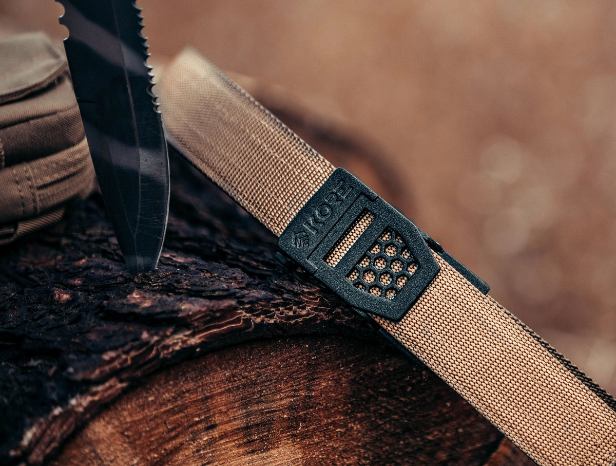 KORE ESSENTIALS X6 TACTICAL BELT - TAN